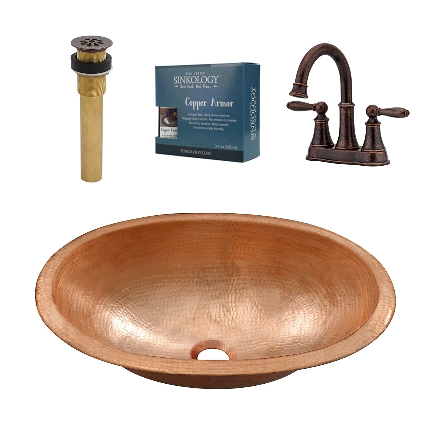 Sinkology Strauss All In One Sink And Courant Faucet Kit