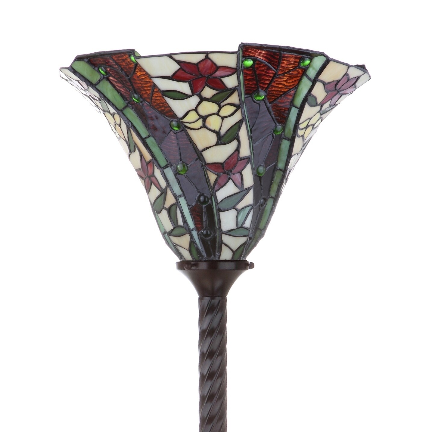Williams Tiffany Style 71 Torchiere Led Floor Lamp Bronze Free Williams Tiffany Style 71 Torchiere Led Floor Lamp Bronze Free Today 25537413
