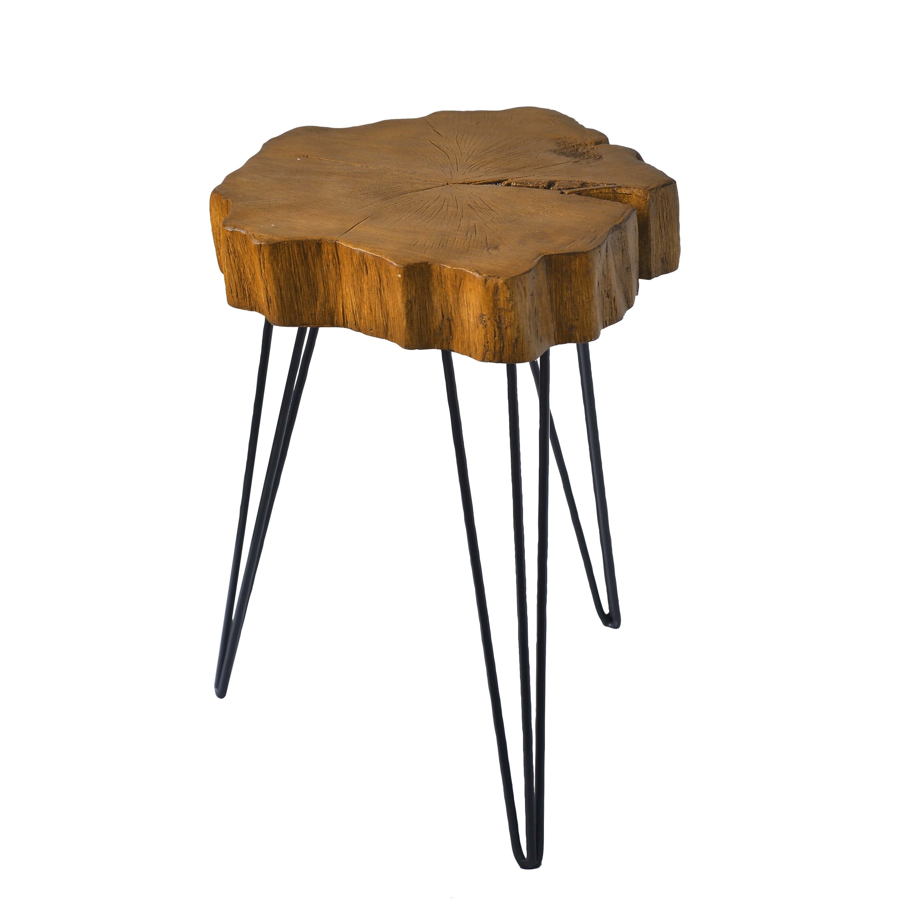 Contemporary 20 Inch Organic Shaped Brown Accent Table By Contemporary 20 Inch Organic Shaped Brown Accent Table By Studio 350 Free Shipping Today 19559583