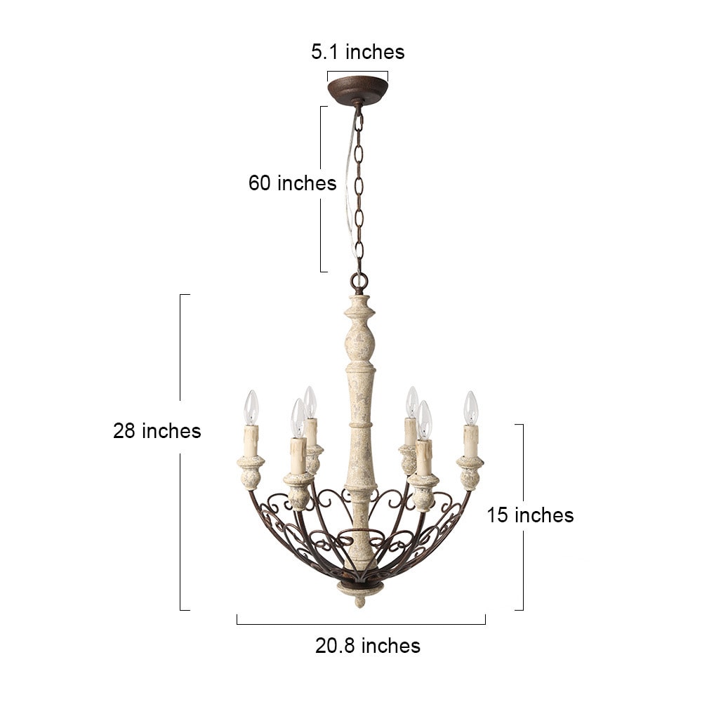 Lnc 6 Light Rustic Chandelier Lighting Shabby Chic French Lnc 6 Light Rustic Chandelier Lighting Shabby Chic French Country Wooden Chandeliers Bowl Pendant Lights On Ships To Canada