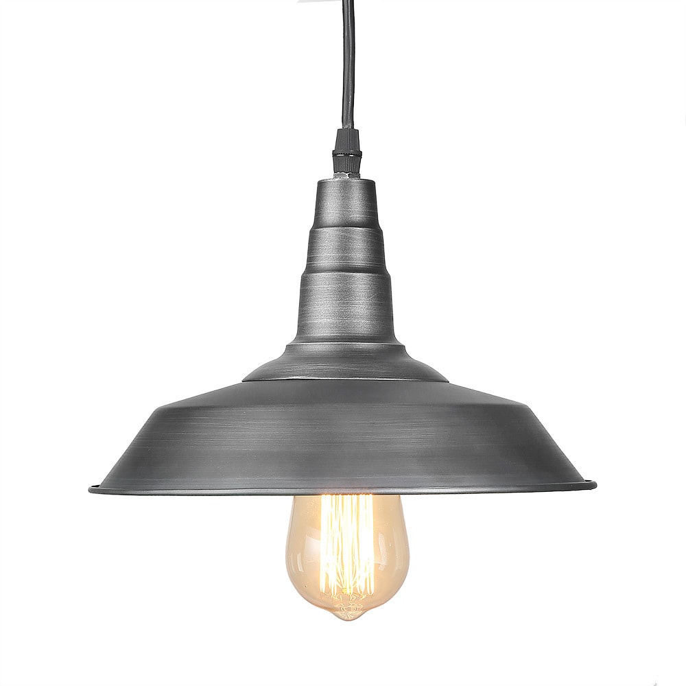 Lnc 1 Light Barn Pendant Lamp Gunmetal Lighting Lnc 1 Light Barn Pendant Lamp Gunmetal Lighting Warehouse Ceiling Lights Free Shipping Today 19742562