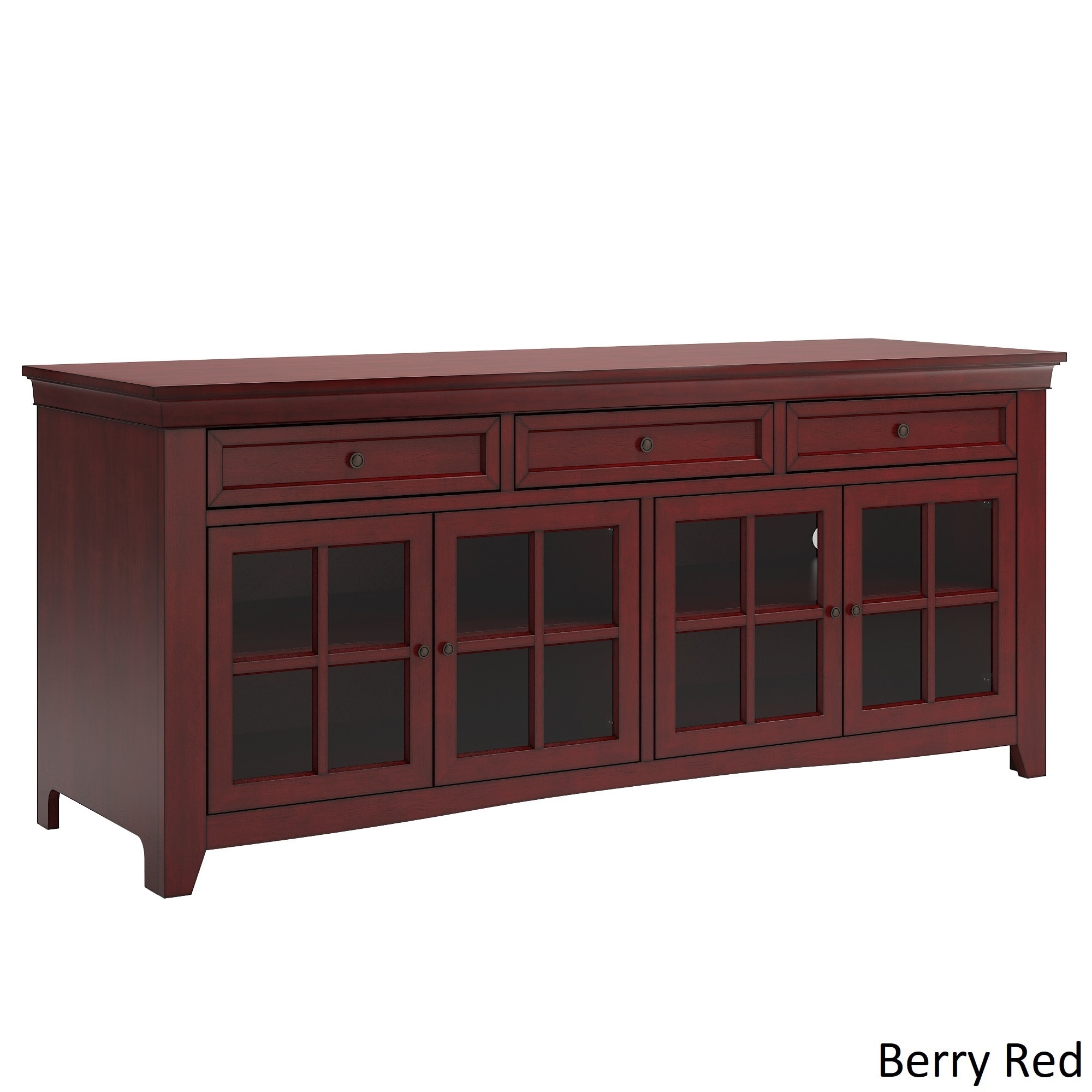 Ediline 70 Inch 3 Drawer Console Table Tv Stand With Gl Door Ediline 70 Inch 3 Drawer Console Table Tv Stand With Gl Door And Built In Strip By Inspire Q Clic On Free Shipping Today