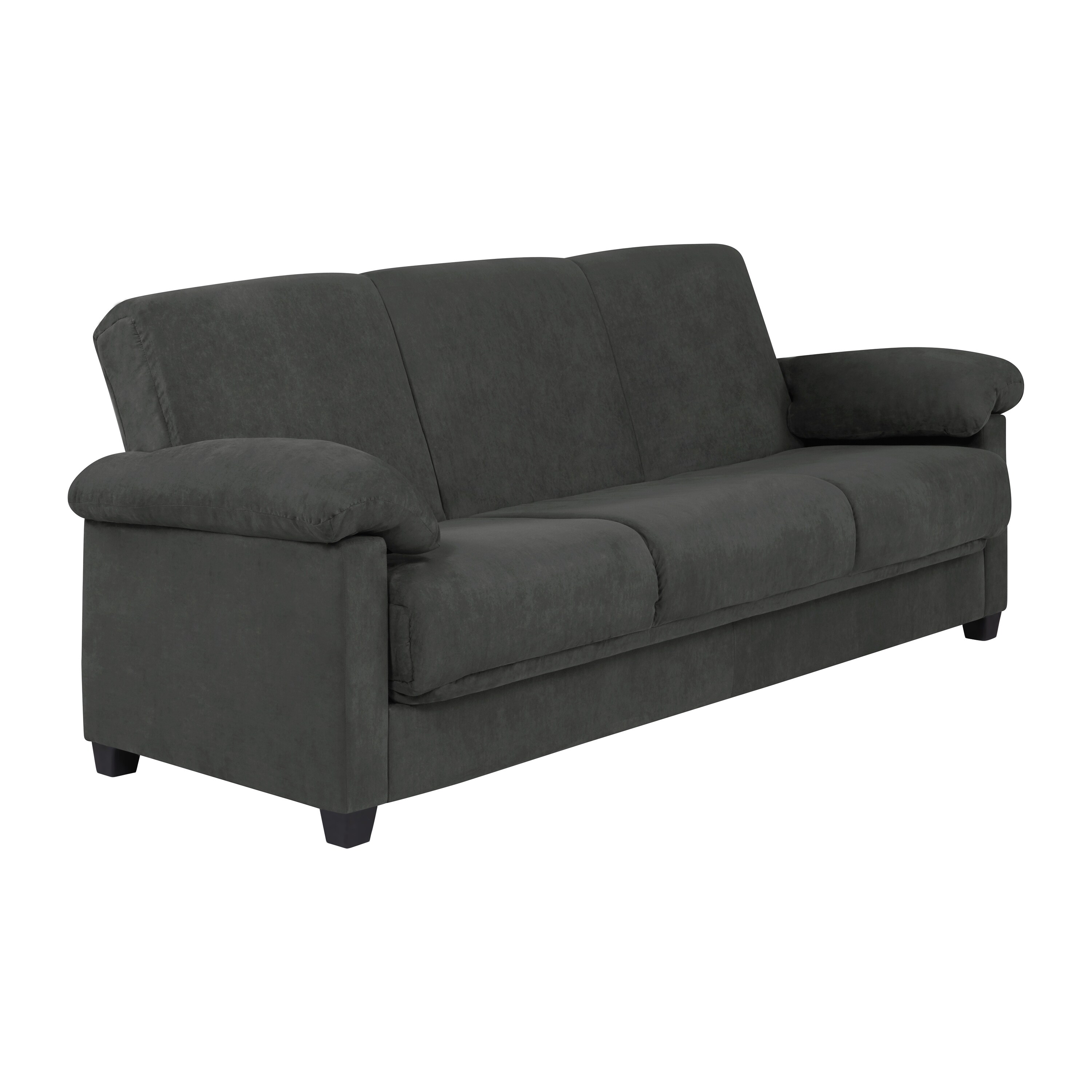 Handy Living Morrison Convert A Couch Grey Microfiber Futon Handy Living Morrison Convert A Couch Grey Microfiber Futon Sleeper Sofa On Free Shipping Today 19834909