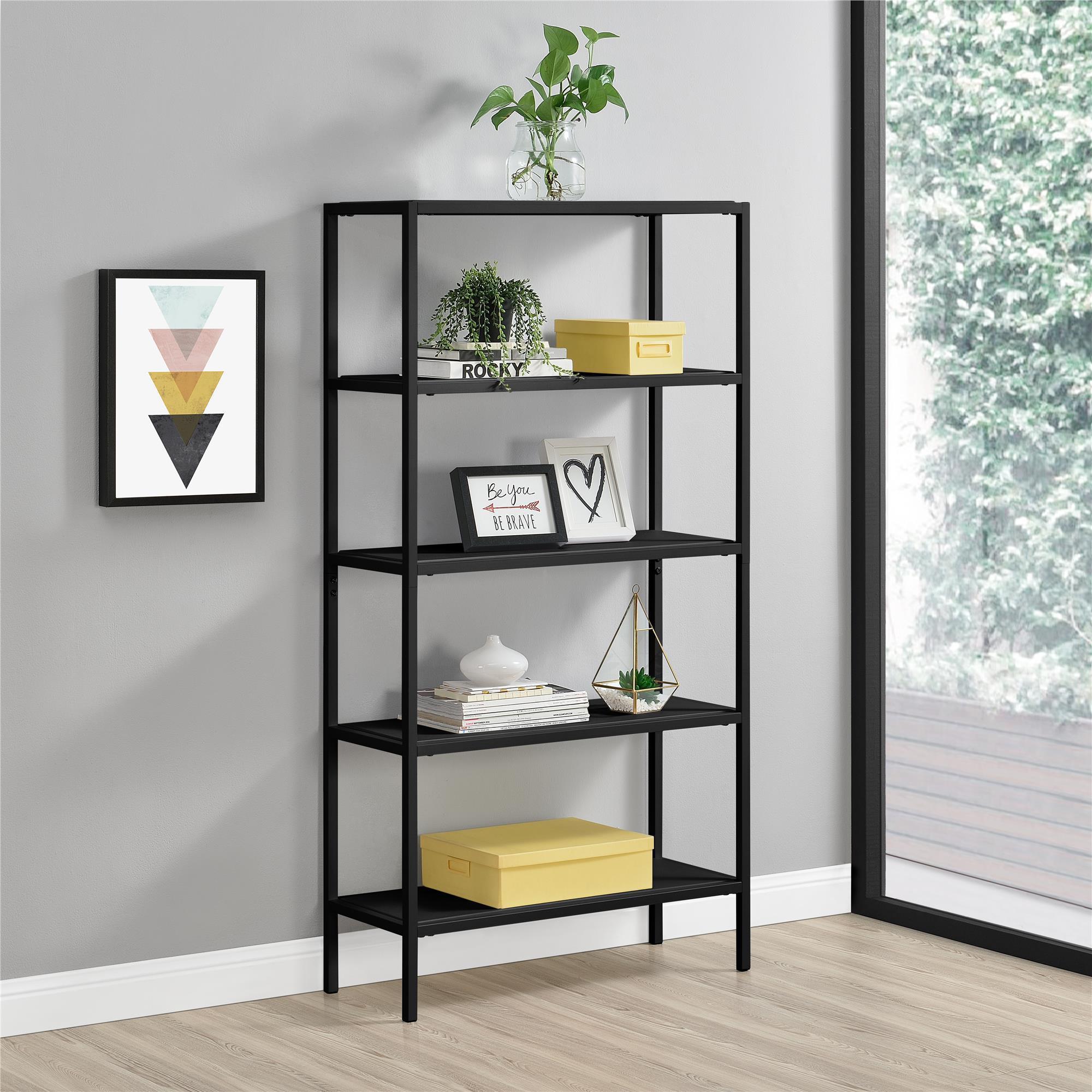 Novogratz Avondale 5 Shelf Bookcase Free Shipping Today Novogratz Avondale 5 Shelf Bookcase Free Shipping Today
