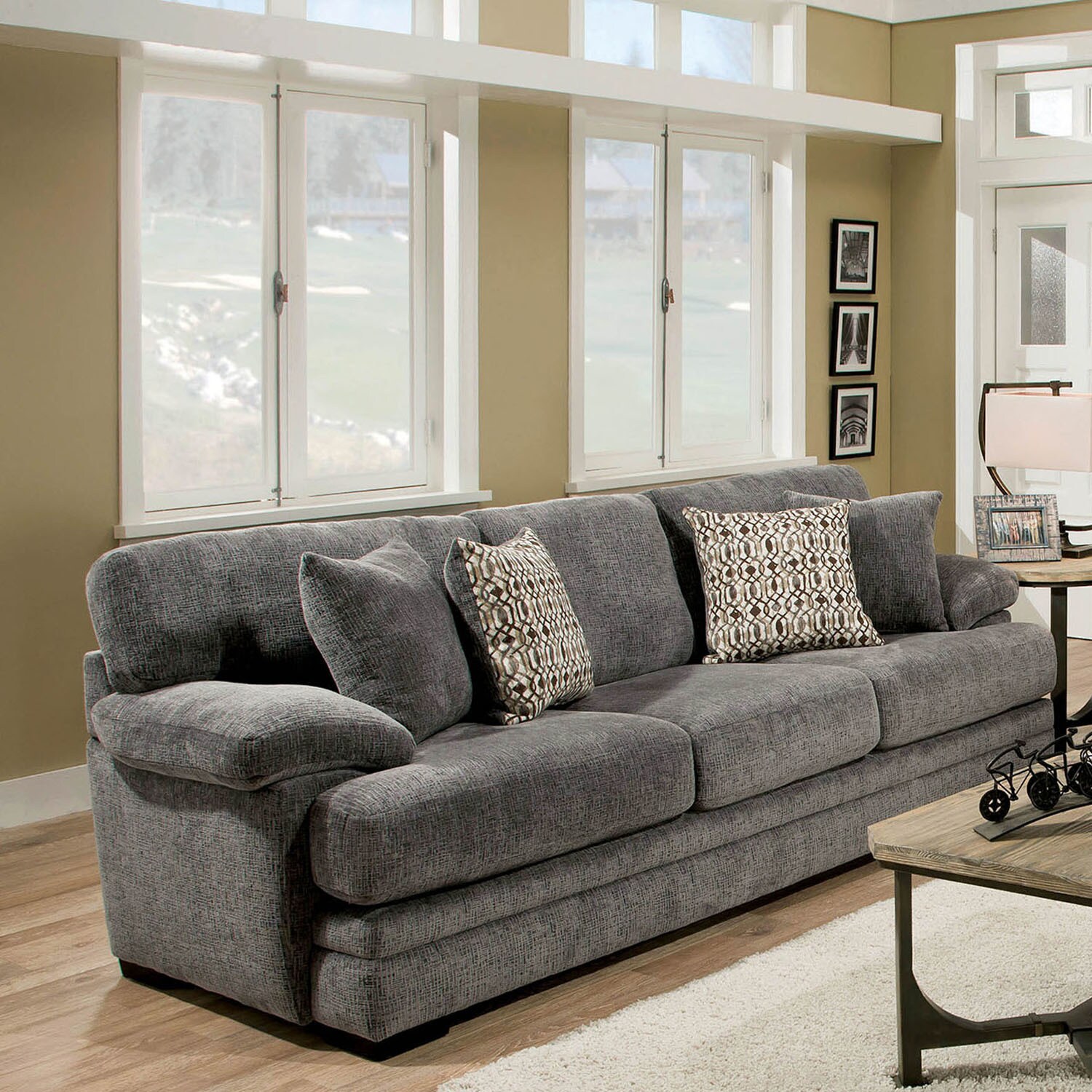 Furniture Of America Eloisa Transitional Pillow Top Plush Sofa Furniture Of America Eloisa Transitional Pillow Top Plush Sofa Ships To Canada Ca 19893728