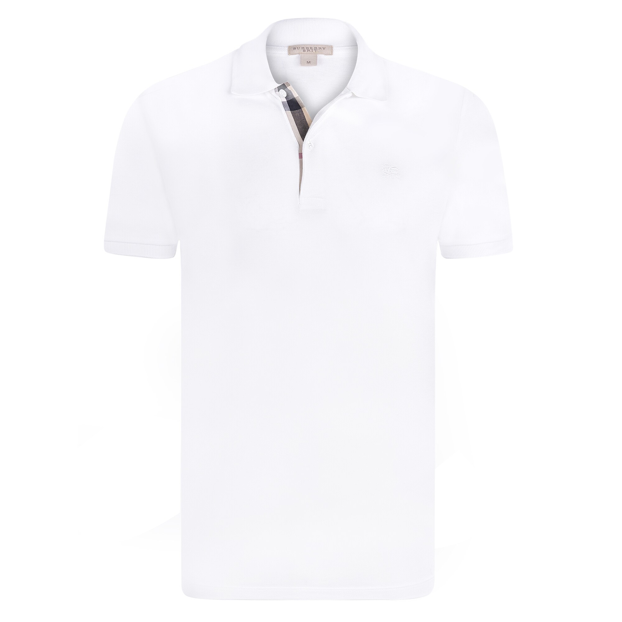 burberry white polo shirt