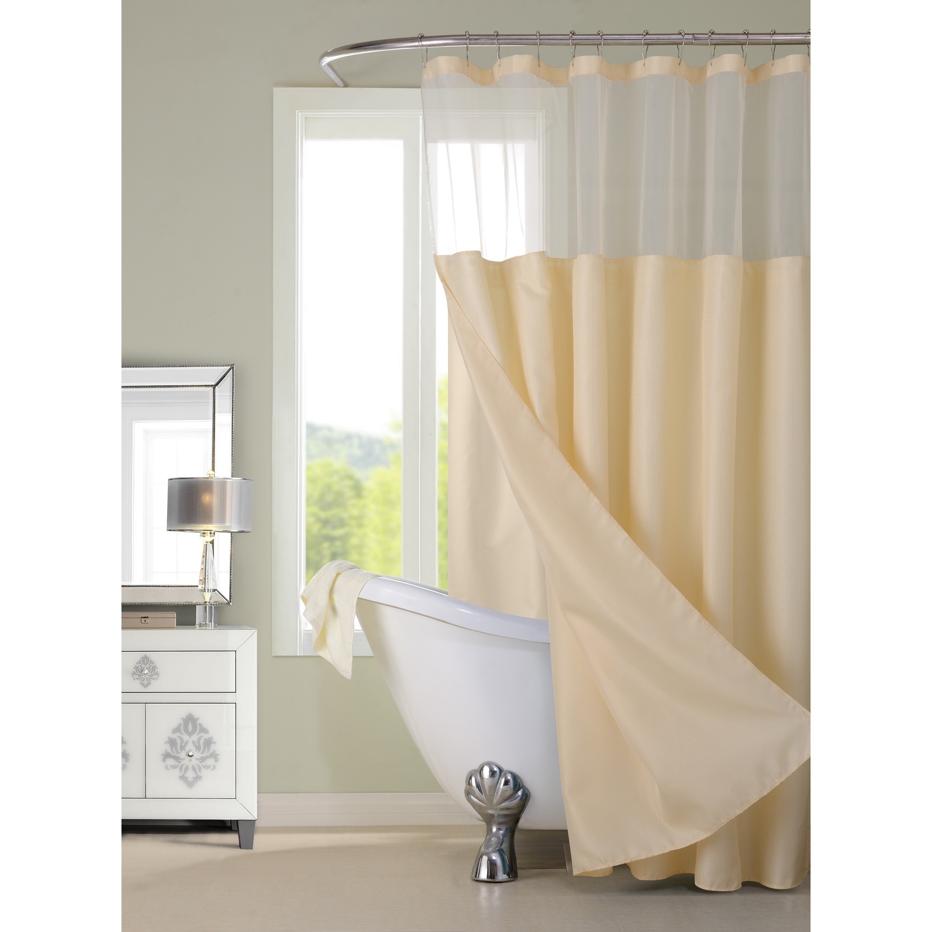 Gracewood Hollow Asimov Hotel Shower Curtain With Detachable Gracewood Hollow Asimov Hotel Shower Curtain With Detachable Liner Free Shipping On Orders Over 45 20000983