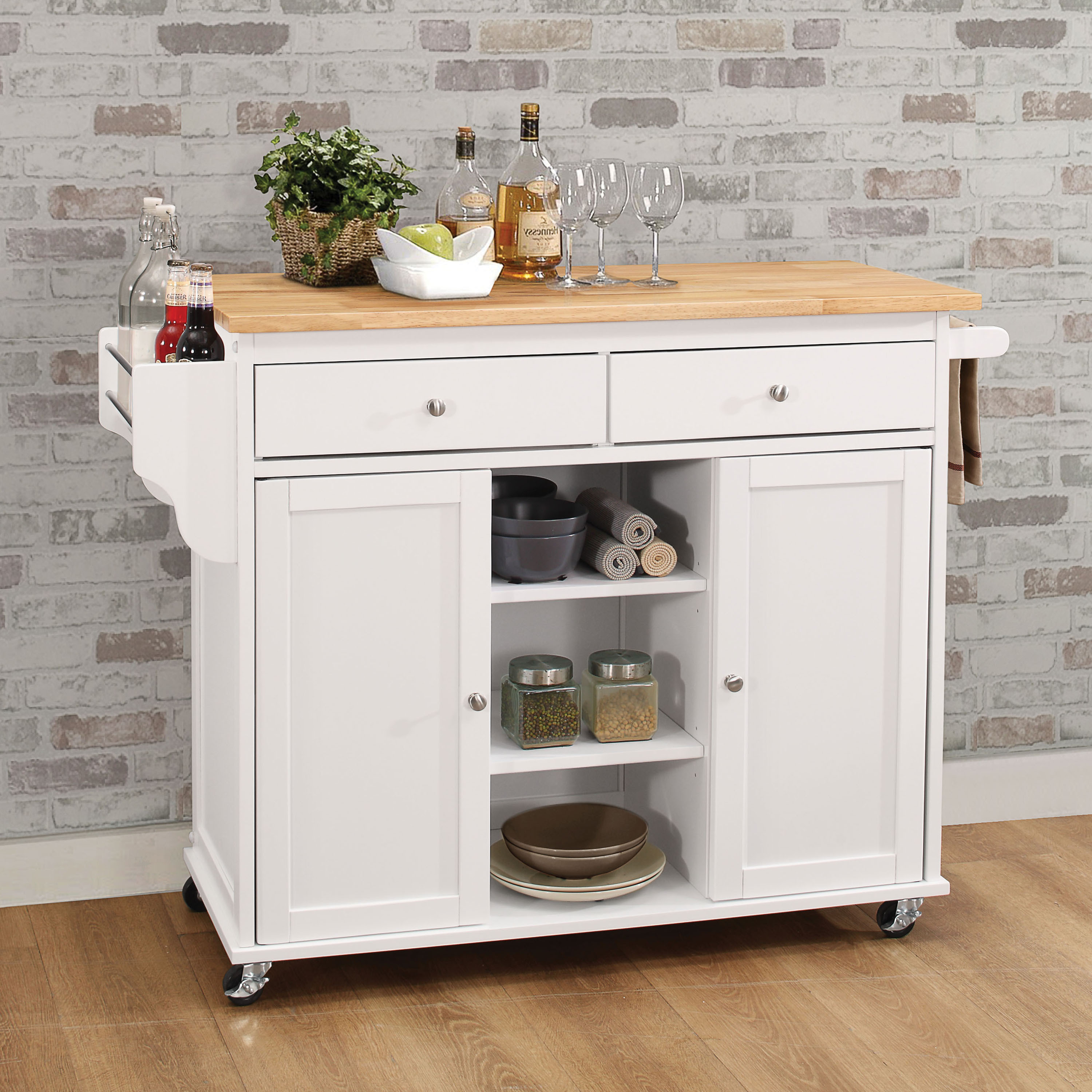 Copper Grove Dianthus White Mdf Kitchen Cart On Free Copper Grove Dianthus White Mdf Kitchen Cart On Free Shipping Today 20000991
