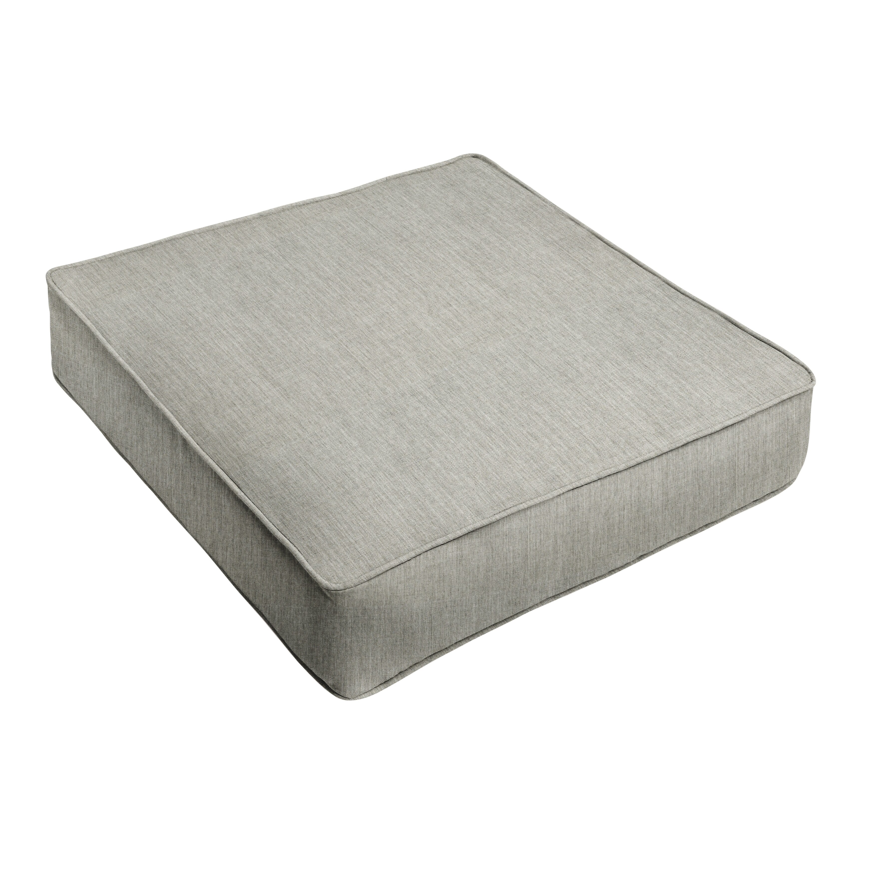 Sunbrella Canvas Granite Corded Indoor Outdoor Deep Seating Sunbrella Canvas Granite Corded Indoor Outdoor Deep Seating Chair Cushion
