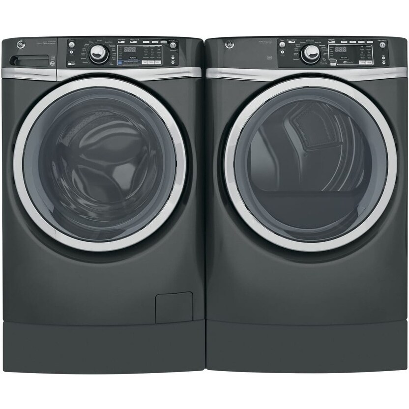Ge Rightheight Design Series Gfd49grpkdg 28 Inch Gas Dryer And Front Ge Rightheight Design Series Gfd49grpkdg 28 Inch Gas Dryer And Front Load Washer Set Free Shipping Today 26006466