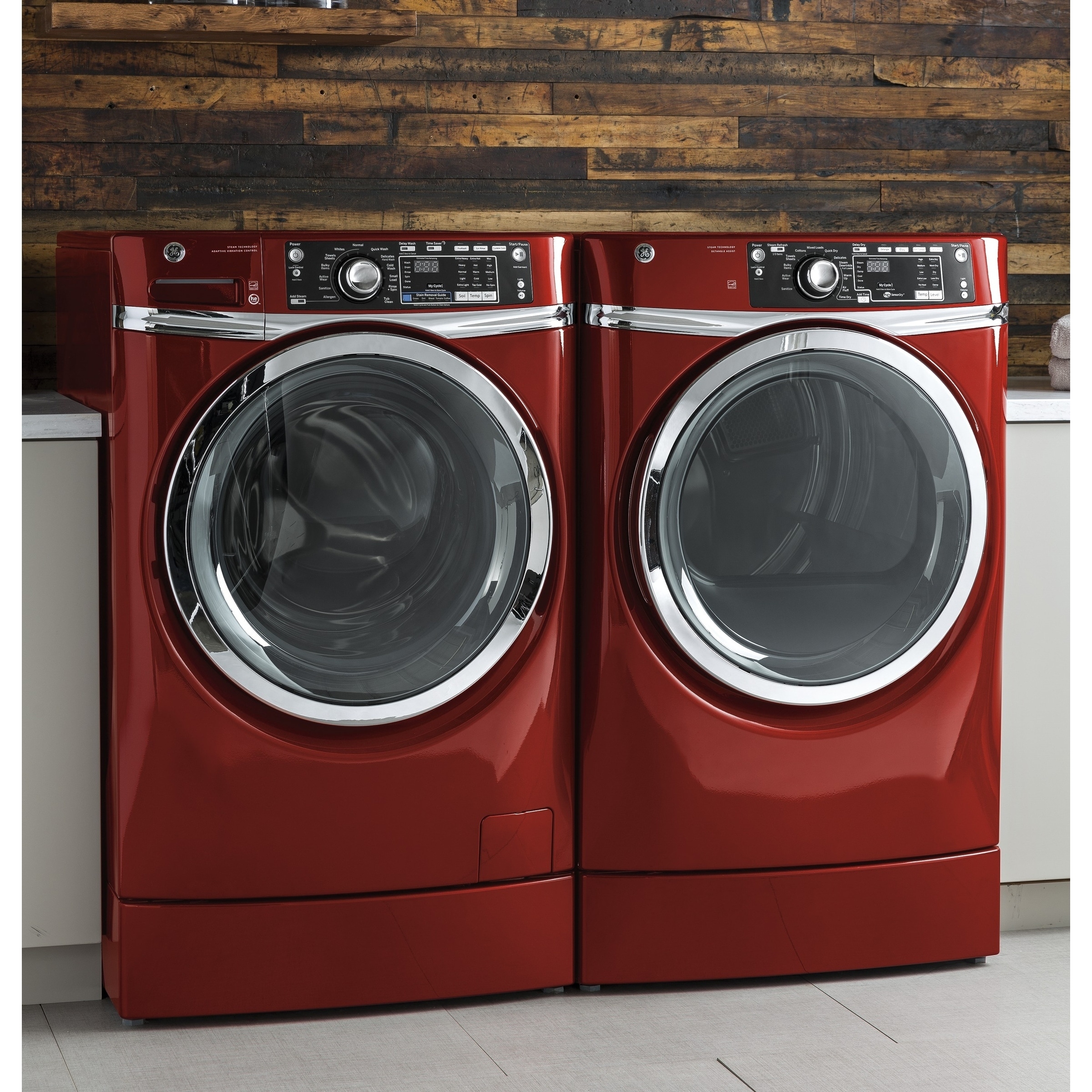 Ge Rightheight Design Series Gfd49erpkrr 28 Inch Electric Dryer Ge Rightheight Design Series Gfd49erpkrr 28 Inch Electric Dryer And Front Load Washer Set Free Shipping Today 20105262