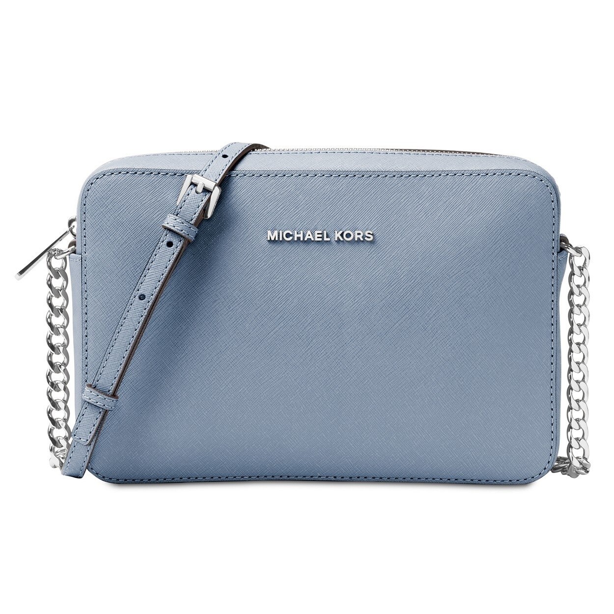 michael kors blue crossbody purse