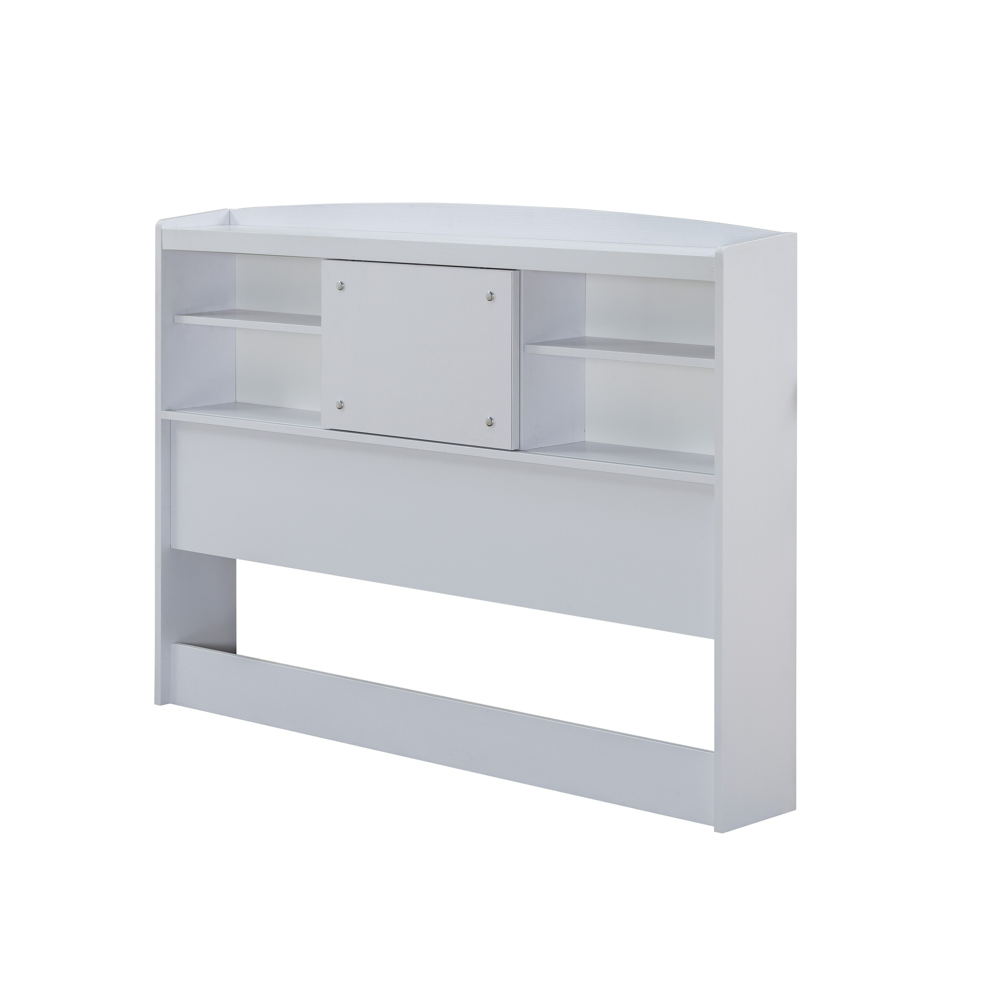 Shop Taylor Olive Millwood Modern White Bookcase Headboard On