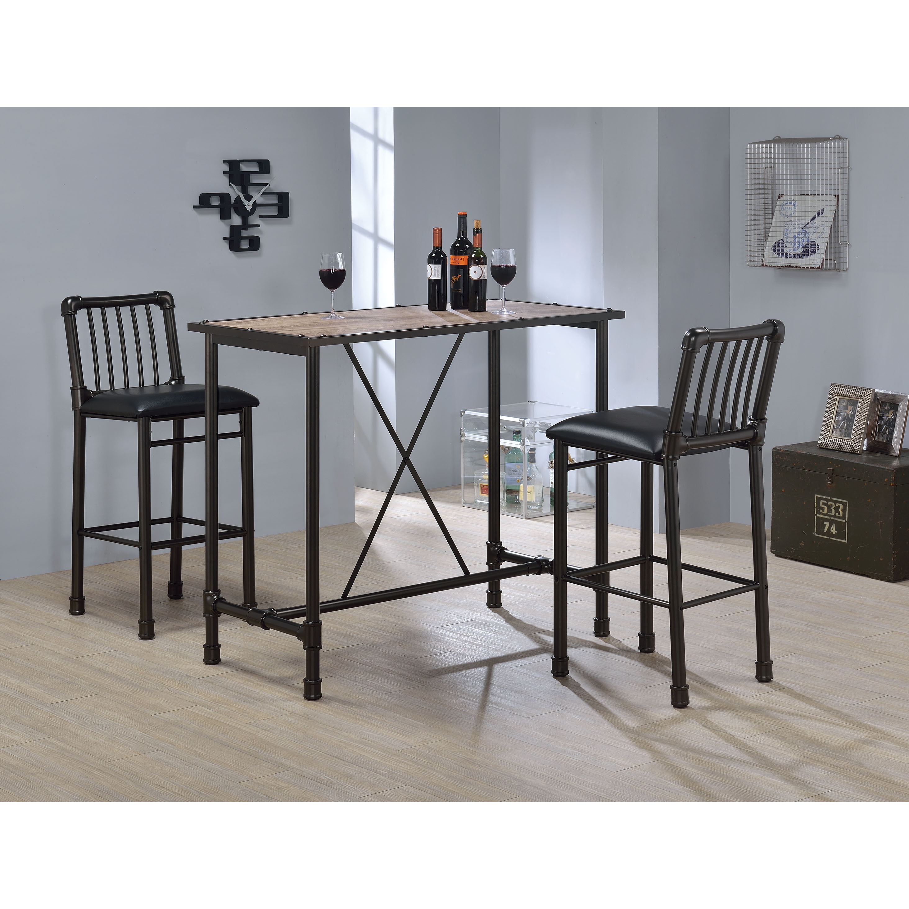 Carbon Loft Leona Rustic Oak And Metal Bar Table Free Carbon Loft Leona Rustic Oak And Metal Bar Table Free Shipping Today 20254231