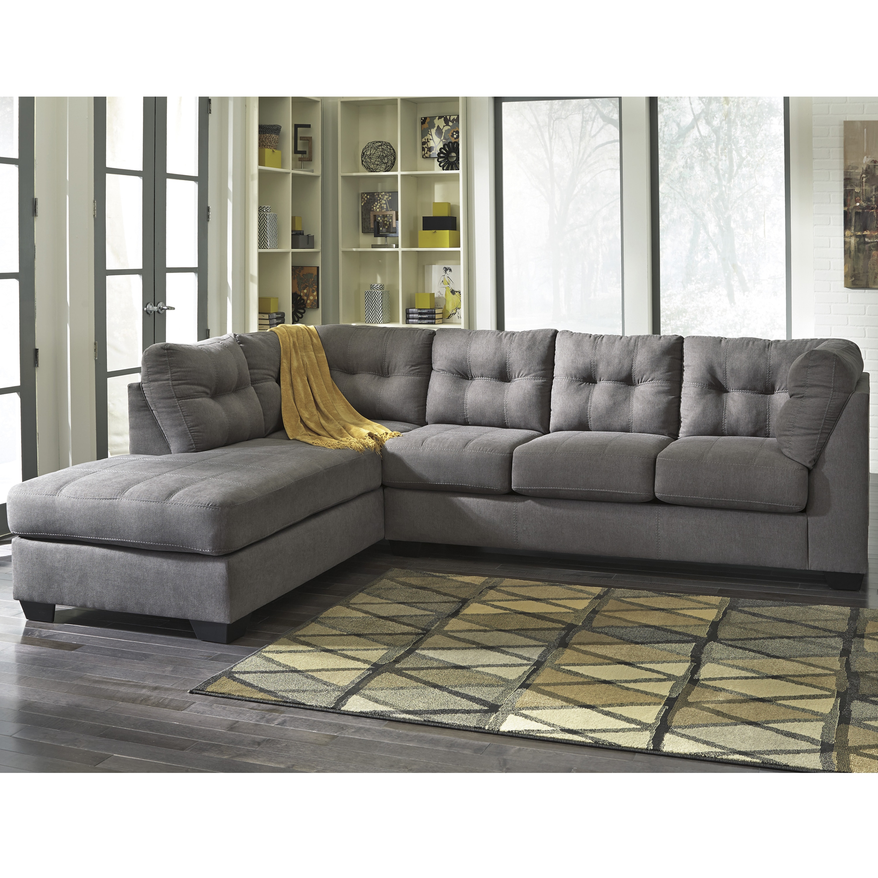 Clay Alder Home Wells Microfiber Sectional With Left Side Clay Alder Home Wells Microfiber Sectional With Left Side Facing Chaise Free Shipping Today 20254944