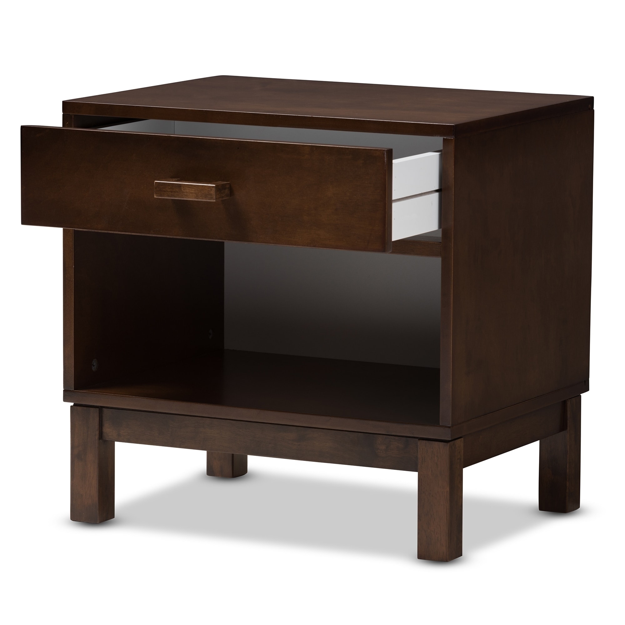 Clay Alder Home Anderson Contemporary Brown 1 Drawer Nightstand Free Clay Alder Home Anderson Contemporary Brown 1 Drawer Nightstand Free