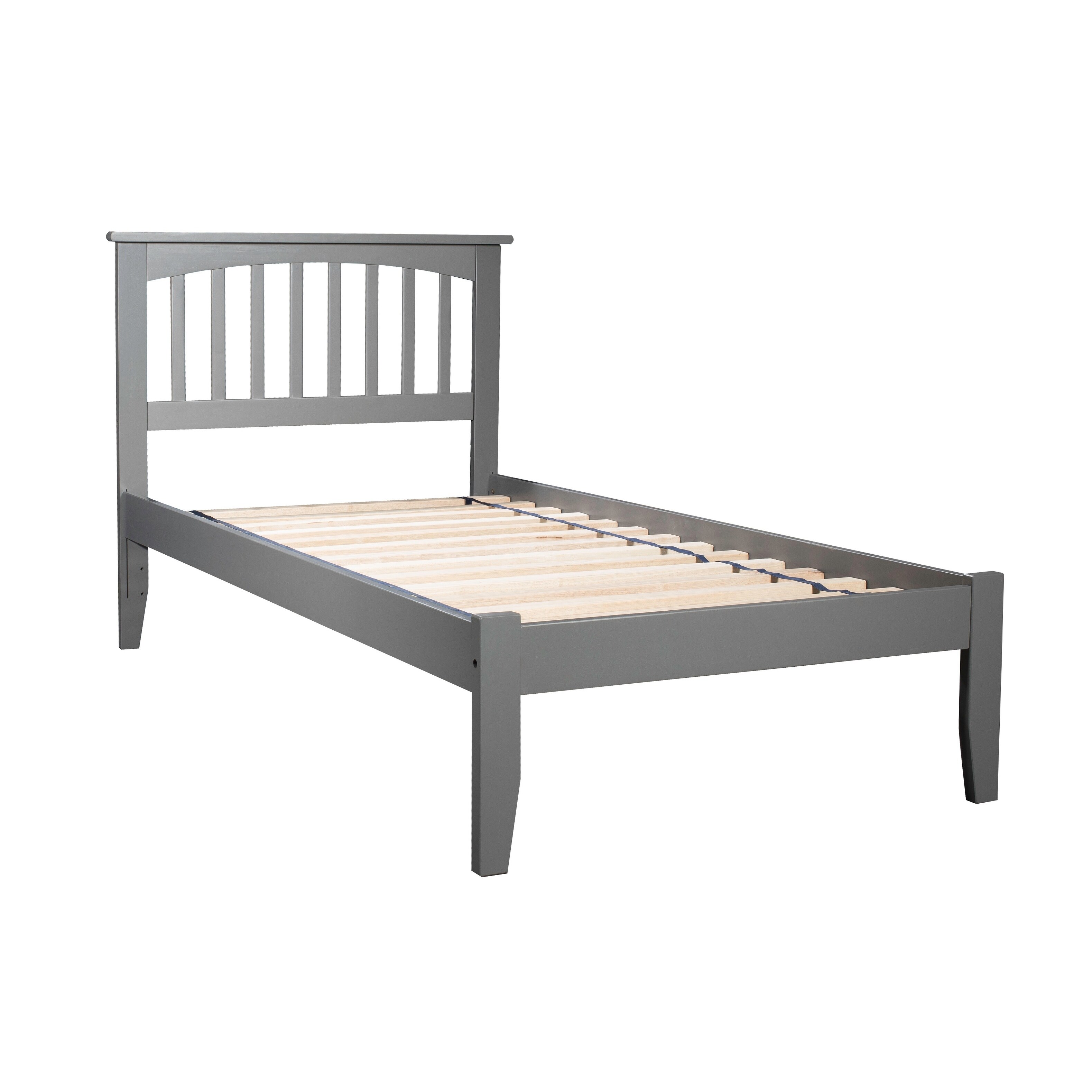 Mission Twin Xl Platform Bed With Open Foot Board In Atlantic Mission Twin Xl Platform Bed With Open Foot Board In Atlantic Grey On Free Shipping Today 20278165