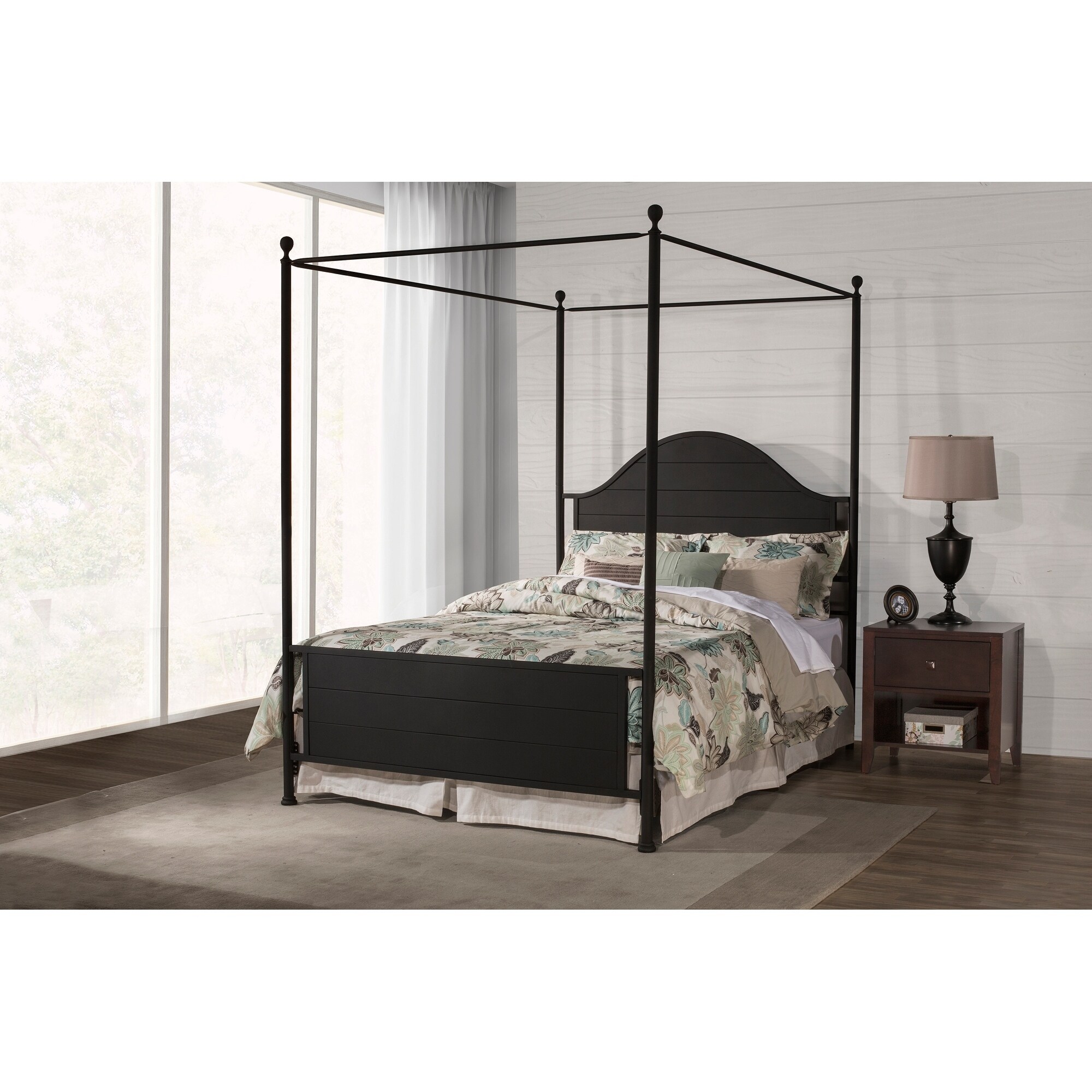 Berland Canopy Bed King Metal Rail Not Included On Berland Canopy Bed King Metal Rail Not Included On Free Shipping Today 20298982