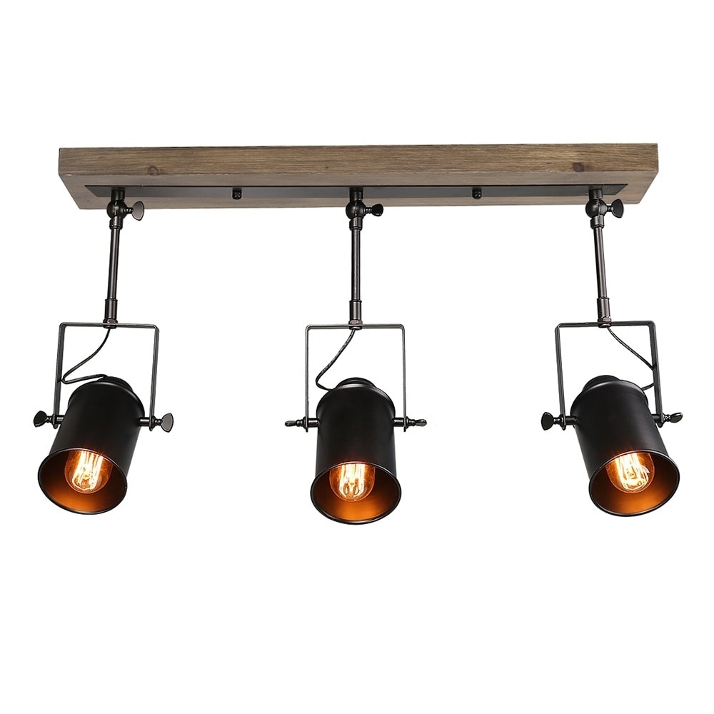 Lnc Wood Close To Ceiling Track Lighting Spotlights 3 Light Lnc Wood Close To Ceiling Track Lighting Spotlights 3 Light Lights Free Shipping Today 20307485