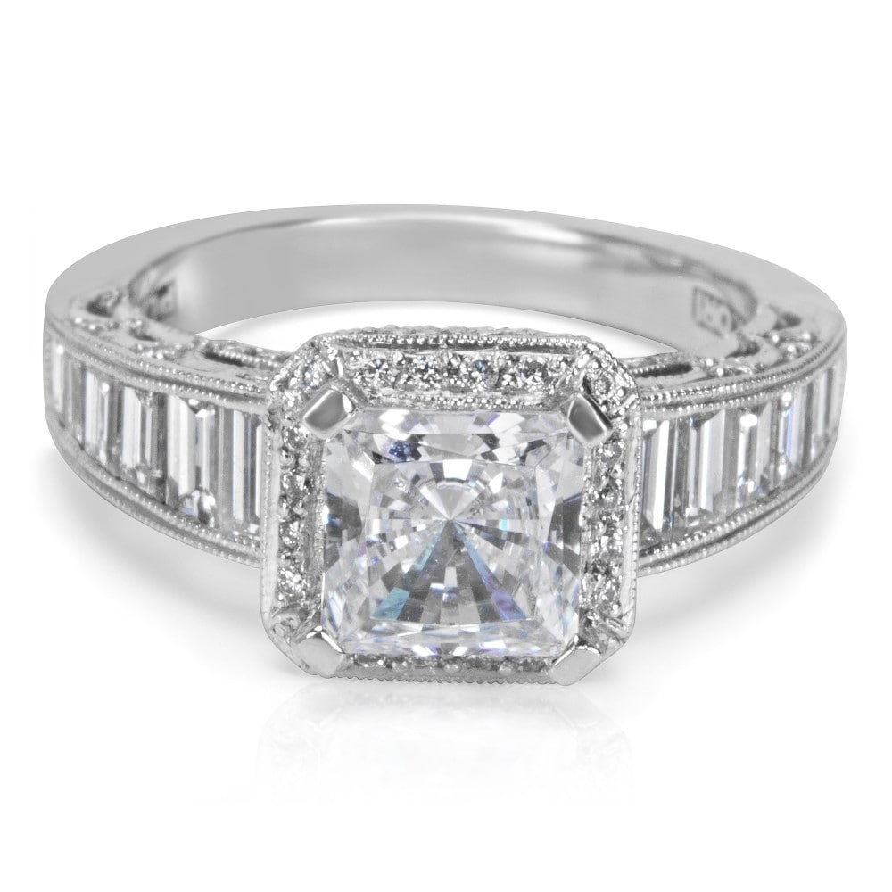 Shop Tacori Engagement Ring Setting in Platinum HT 2531 PR 1/2X (1.35 CTW) - Free Shipping Today - Overstock.com - 20313508