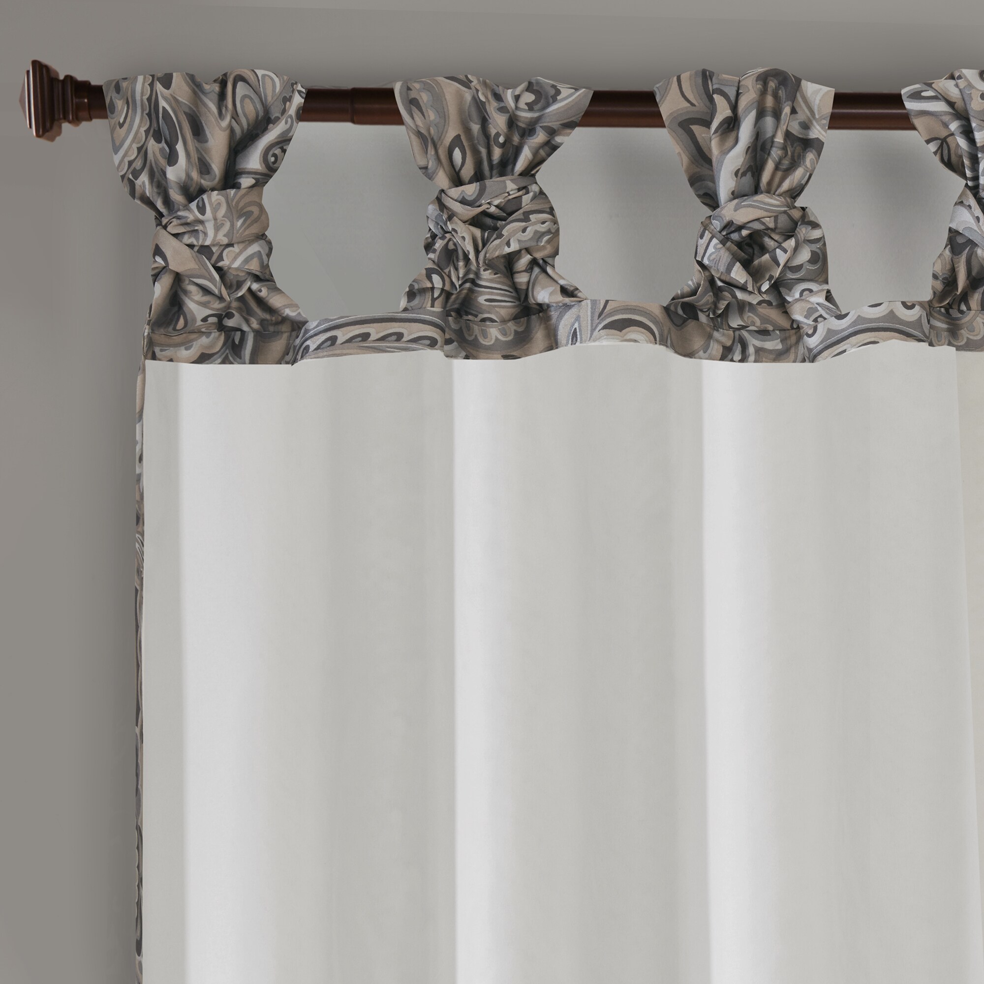 Madison Park Rosalie Twist Tab Paisley Printed Single Window Madison Park Rosalie Twist Tab Paisley Printed Single Window Curtain Panel Free Shipping On Orders Over 45 20457195