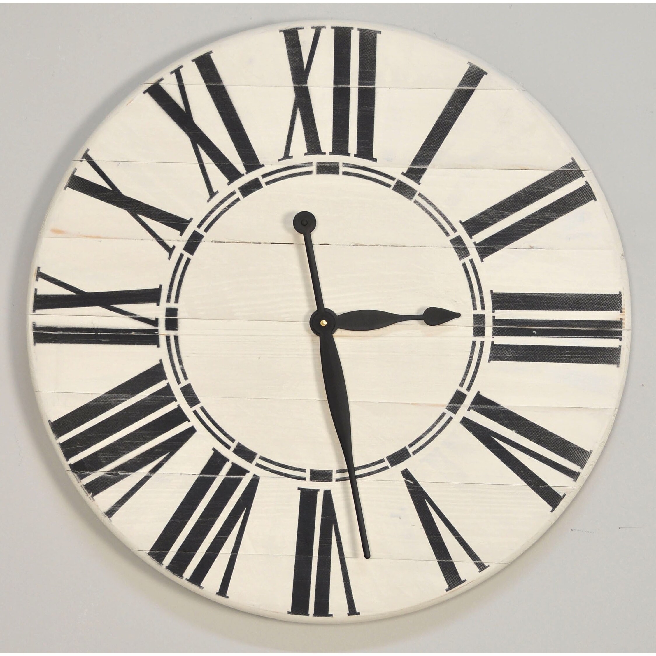 The Gray Barn Orchard Slope White Oversized Wall Clock Free The Gray Barn Orchard Slope White Oversized Wall Clock