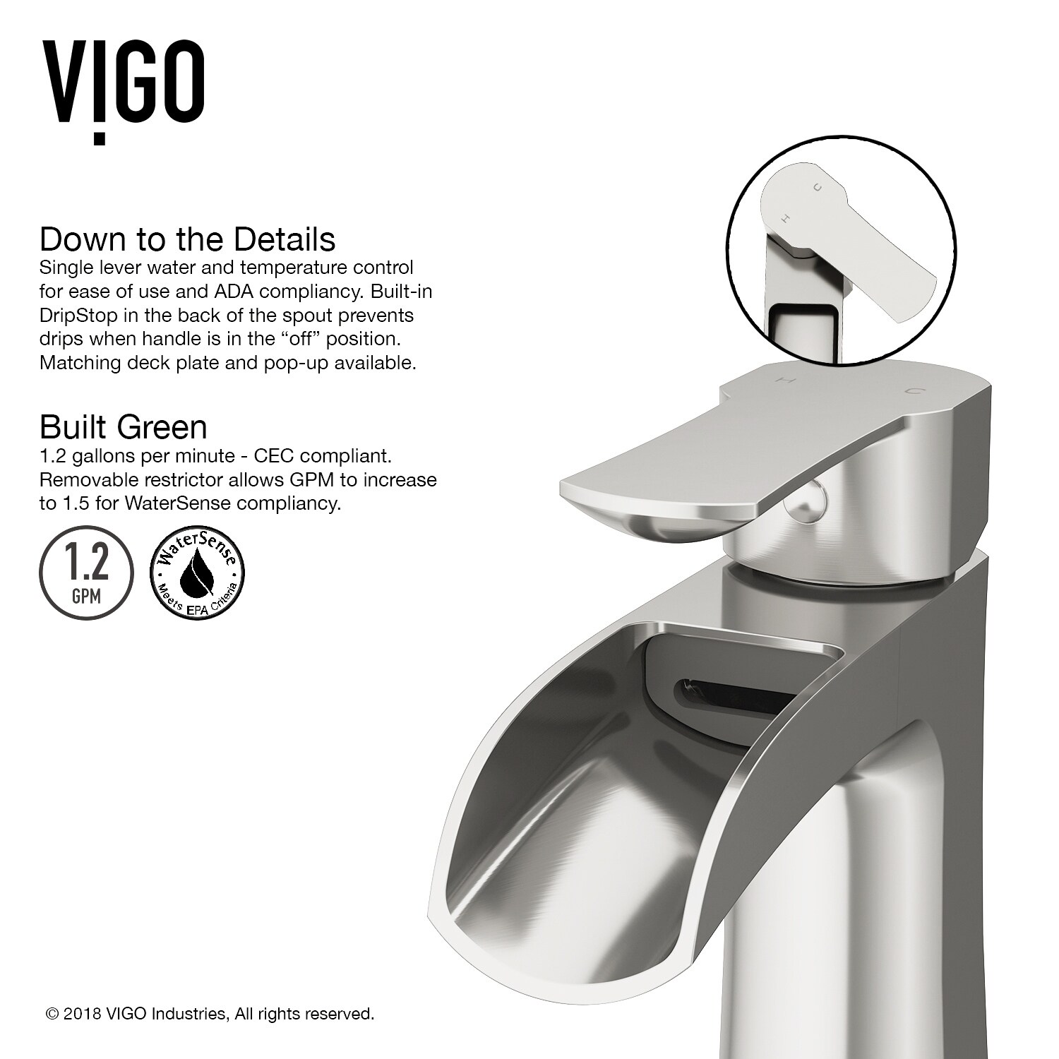 vigo bathroom faucets. vigo paloma single hole bathroom faucet with deck plate - free shipping today overstock 26353183 vigo faucets h