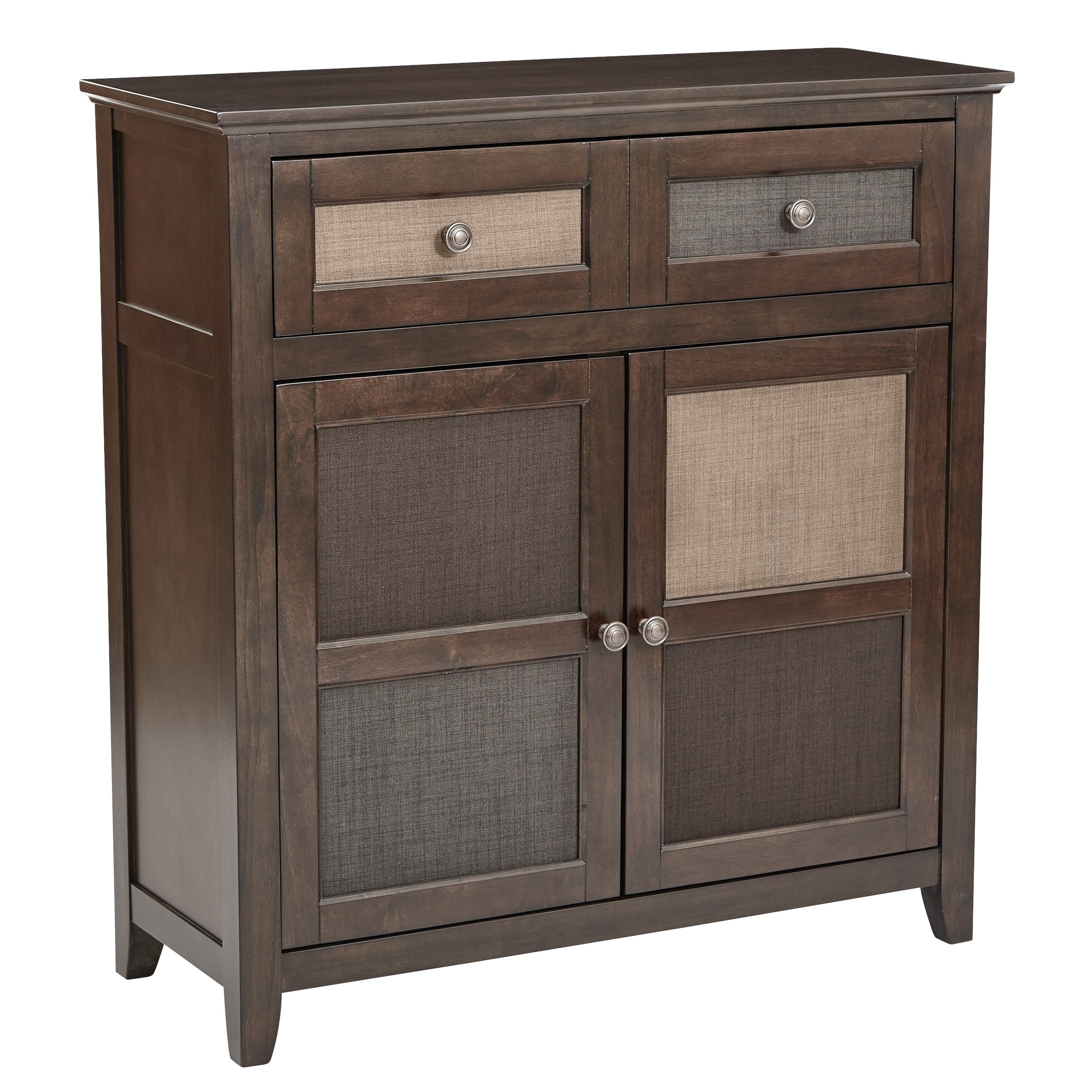 Shop Bramley Hall Storage Cabinet In Cabernet Wood Finish And