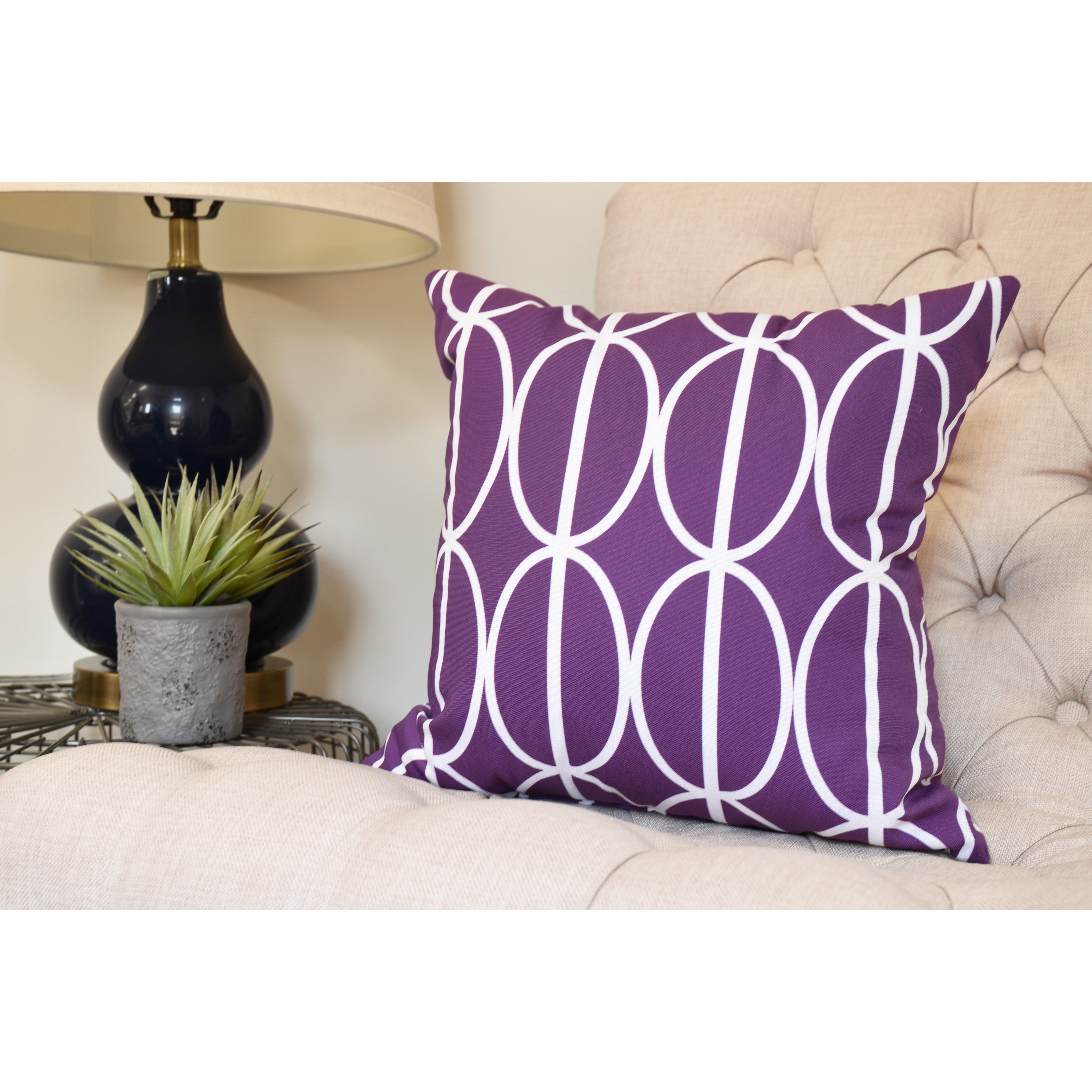 Ovals Go Round 18 Inch Decorative Abstract Throw Pillow Free Ovals Go Round 18 Inch Decorative Abstract Throw Pillow Free Shipping On Orders Over 45 20600328
