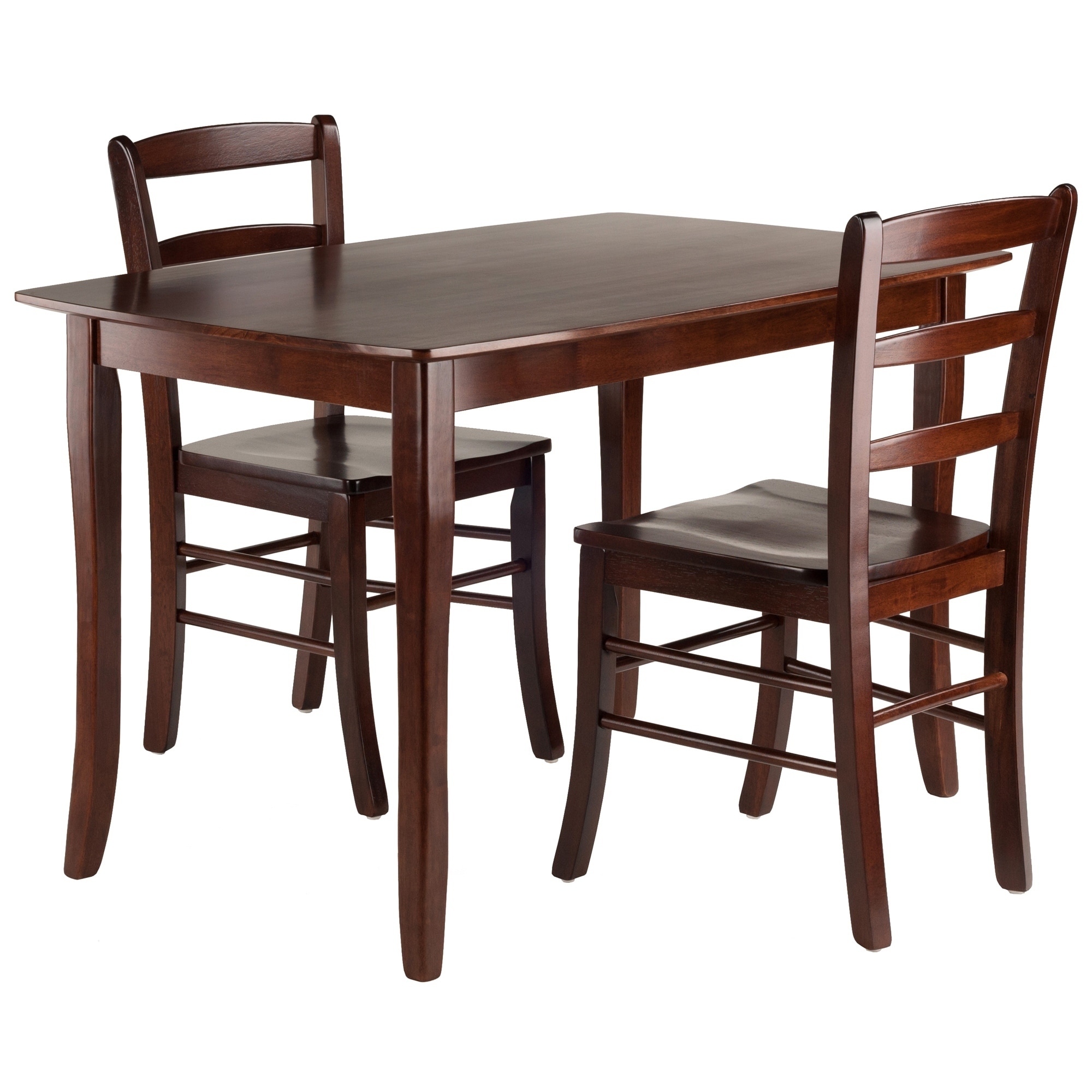 Inglewood 3 Pc Set Dining Table W 2 Ladderback Chairs Free Inglewood 3 Pc Set Dining Table W 2 Ladderback Chairs