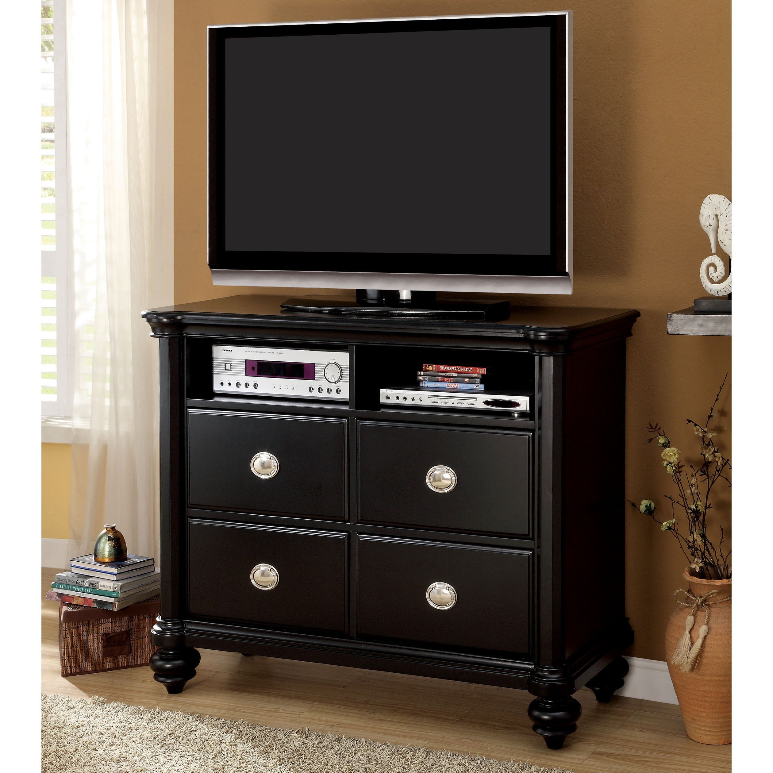 Gracewood Hollow Pham Modern Black Media Chest Free Shipping Gracewood Hollow Pham Modern Black Media Chest Free Shipping Today 20831085