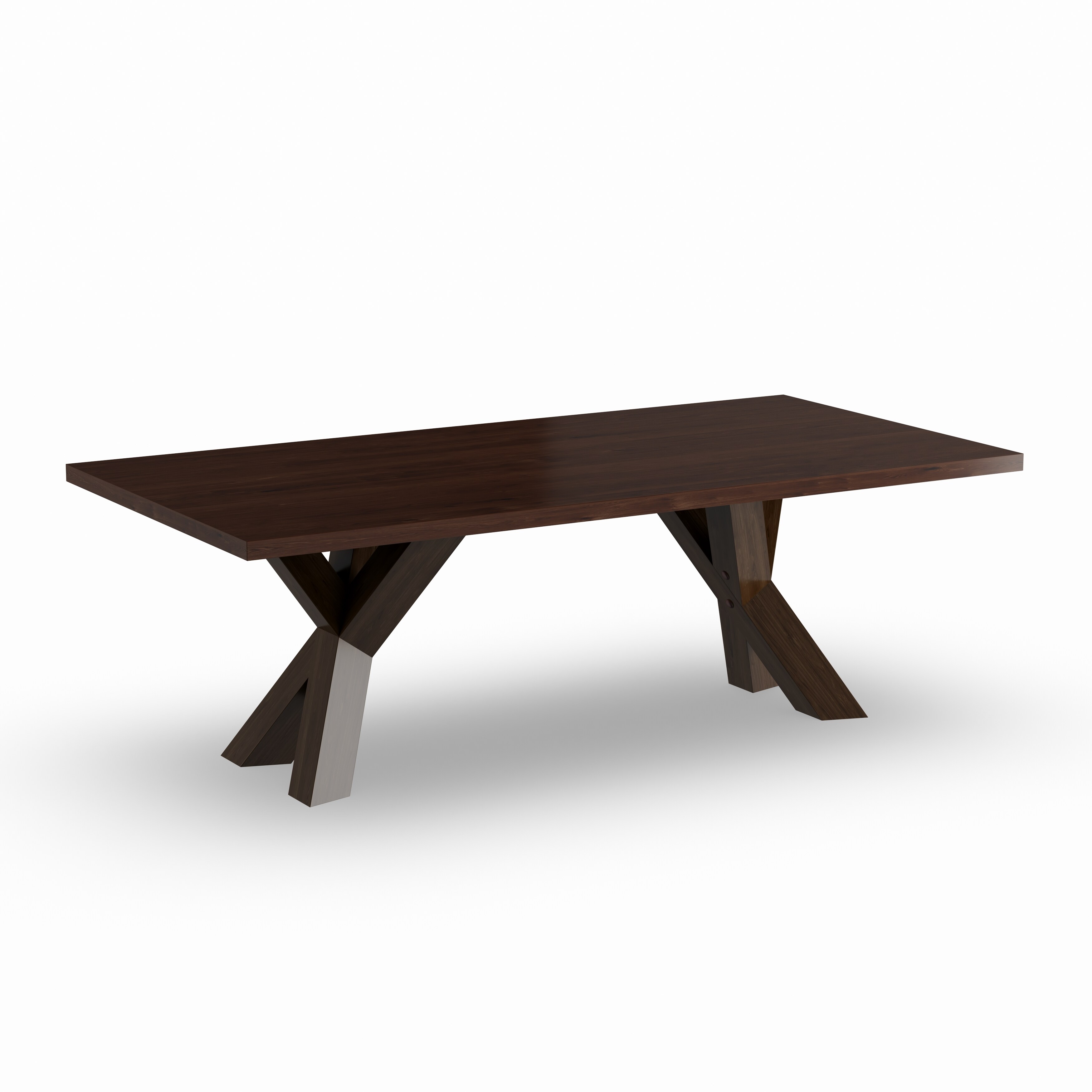 Oliver James Lem Coffee Table With 1 Inch Thick Solid Oliver James Lem Coffee Table With 1 Inch Thick Solid Walnut Wood Top Free Shipping Today 20881985