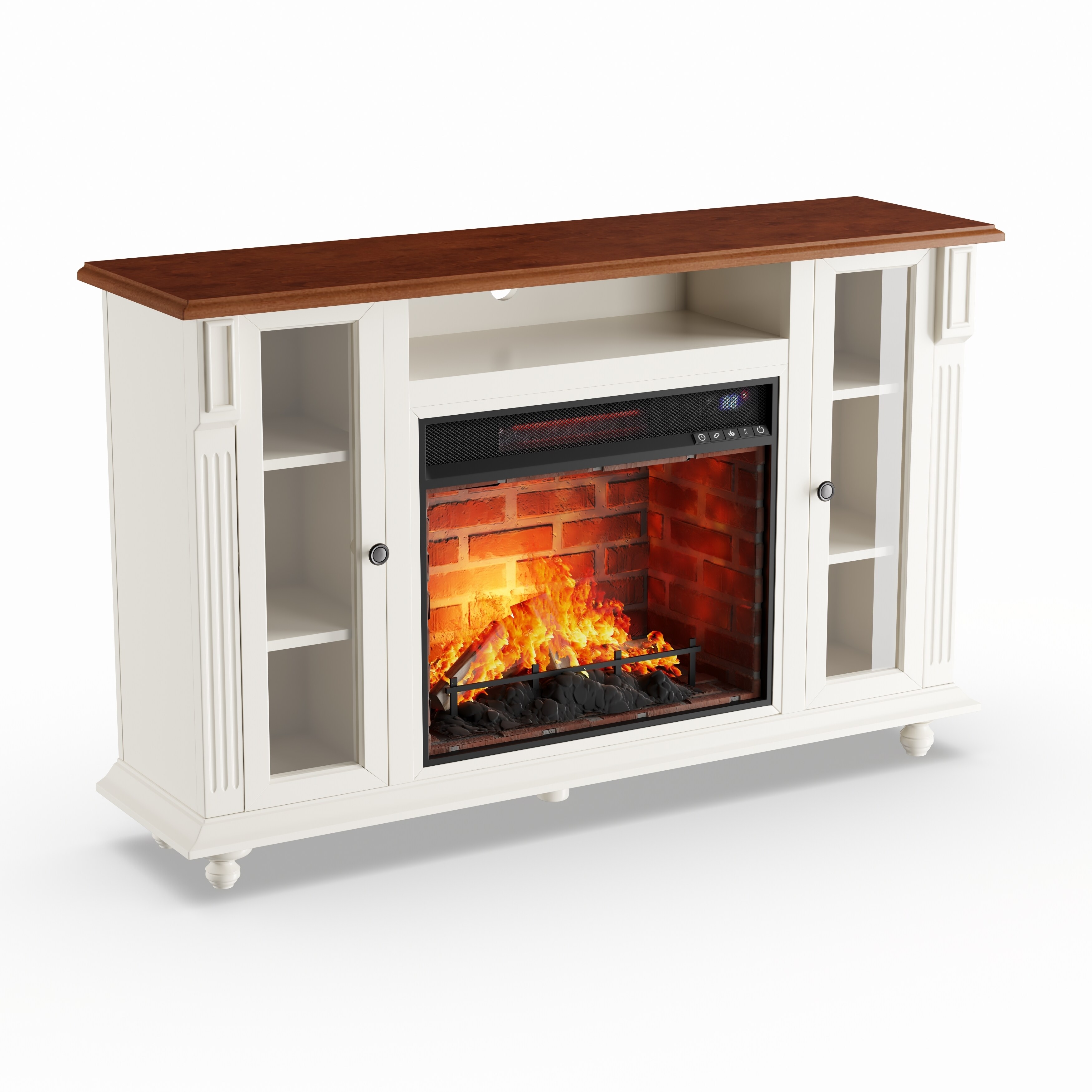 Shop Copper Grove Whittaker Antique White Infrared Electric