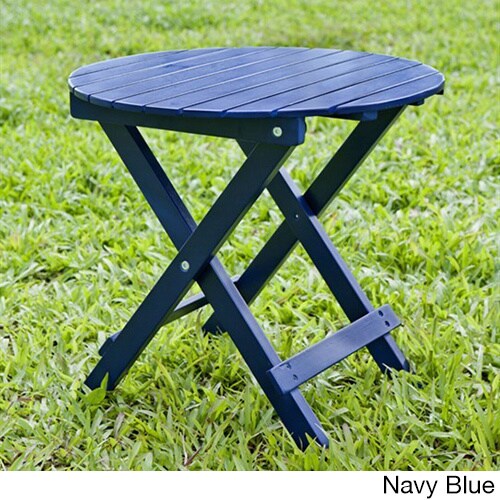 Havenside Home Solana Foldable Outdoor Acacia Wood Round Havenside Home Solana Foldable Outdoor Acacia Wood Round Adirondack Side Table Free Shipping Today 20931450