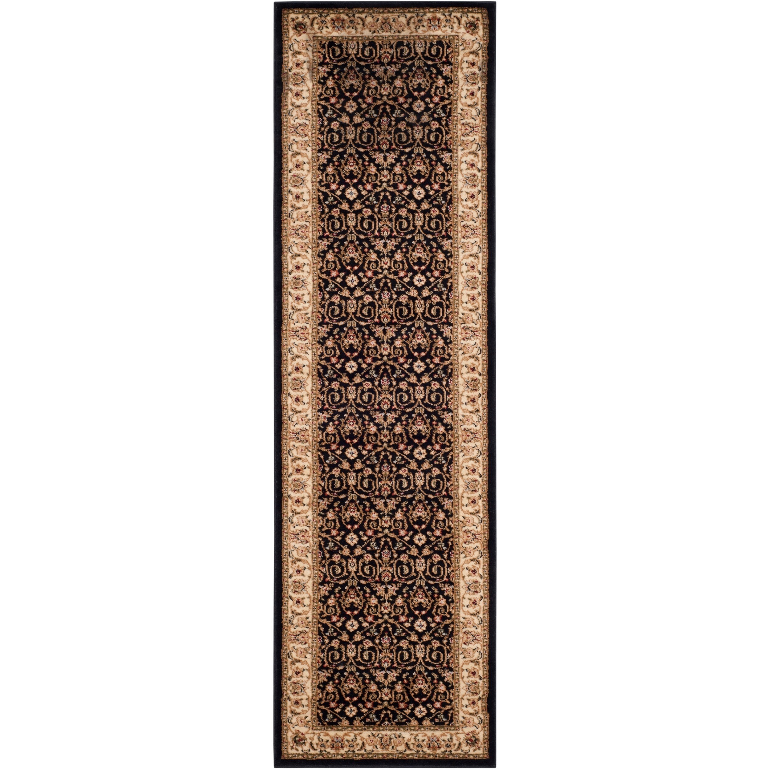 Shop Safavieh Lyndhurst Traditional Oriental Black Ivory Runner Rug