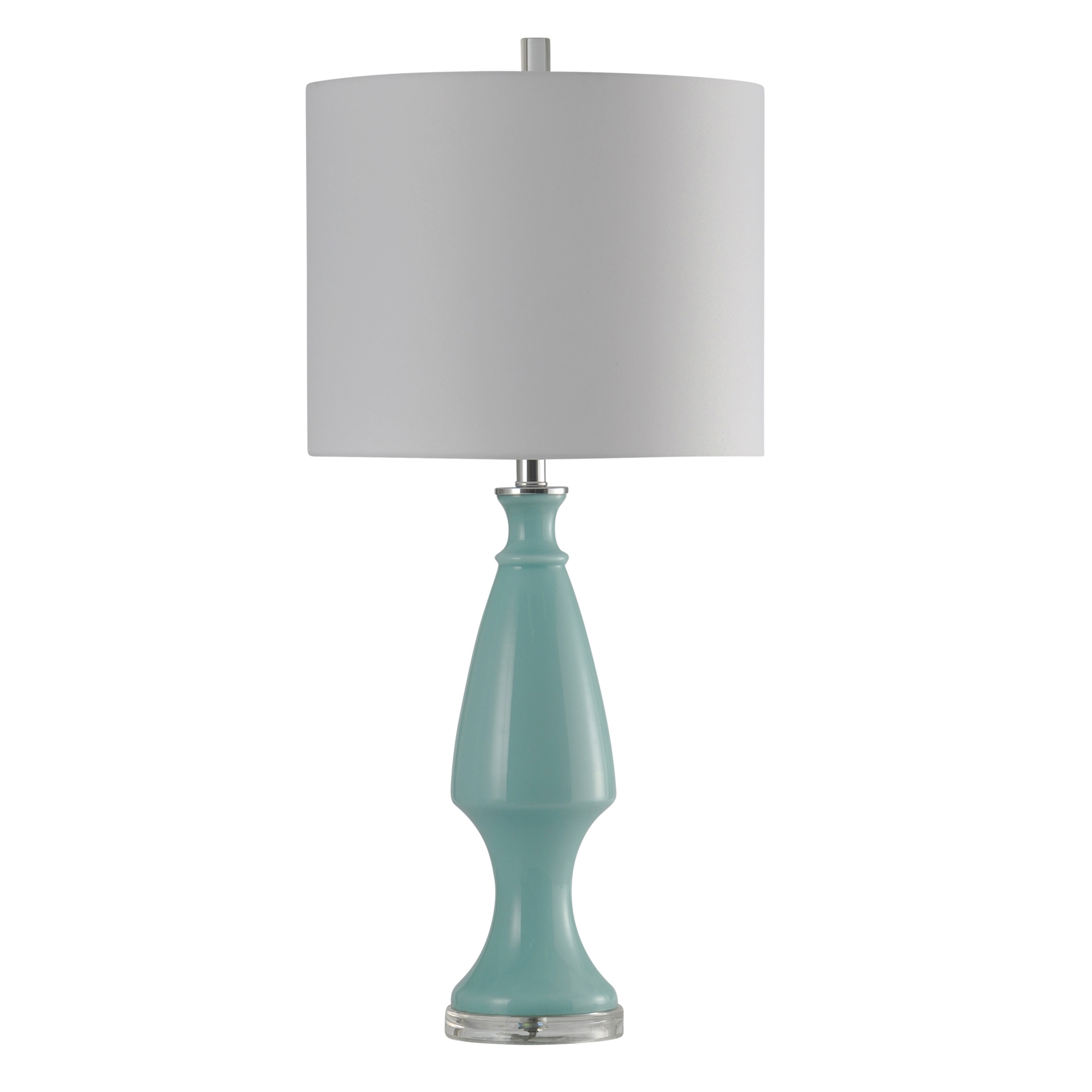 Pantone Light Blue And Chrome Table Lamp White Hardback Pantone Light Blue And Chrome Table Lamp White Hardback Fabric Shade Free Shipping Today 20953750