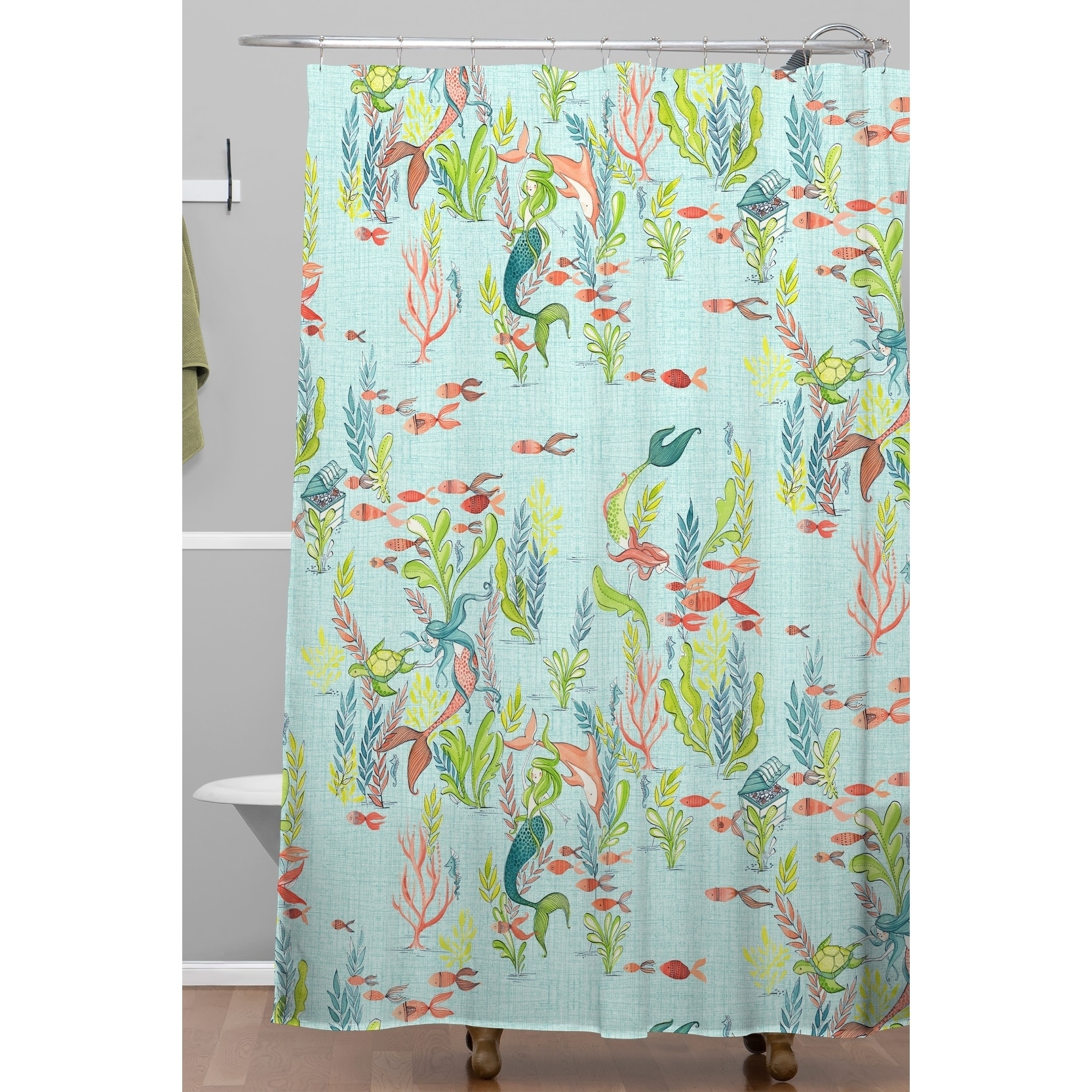 Cori Dantini The Mermaids Tale Shower Curtain On Free Cori Dantini The Mermaids Tale Shower Curtain On Free Shipping Today 21013667