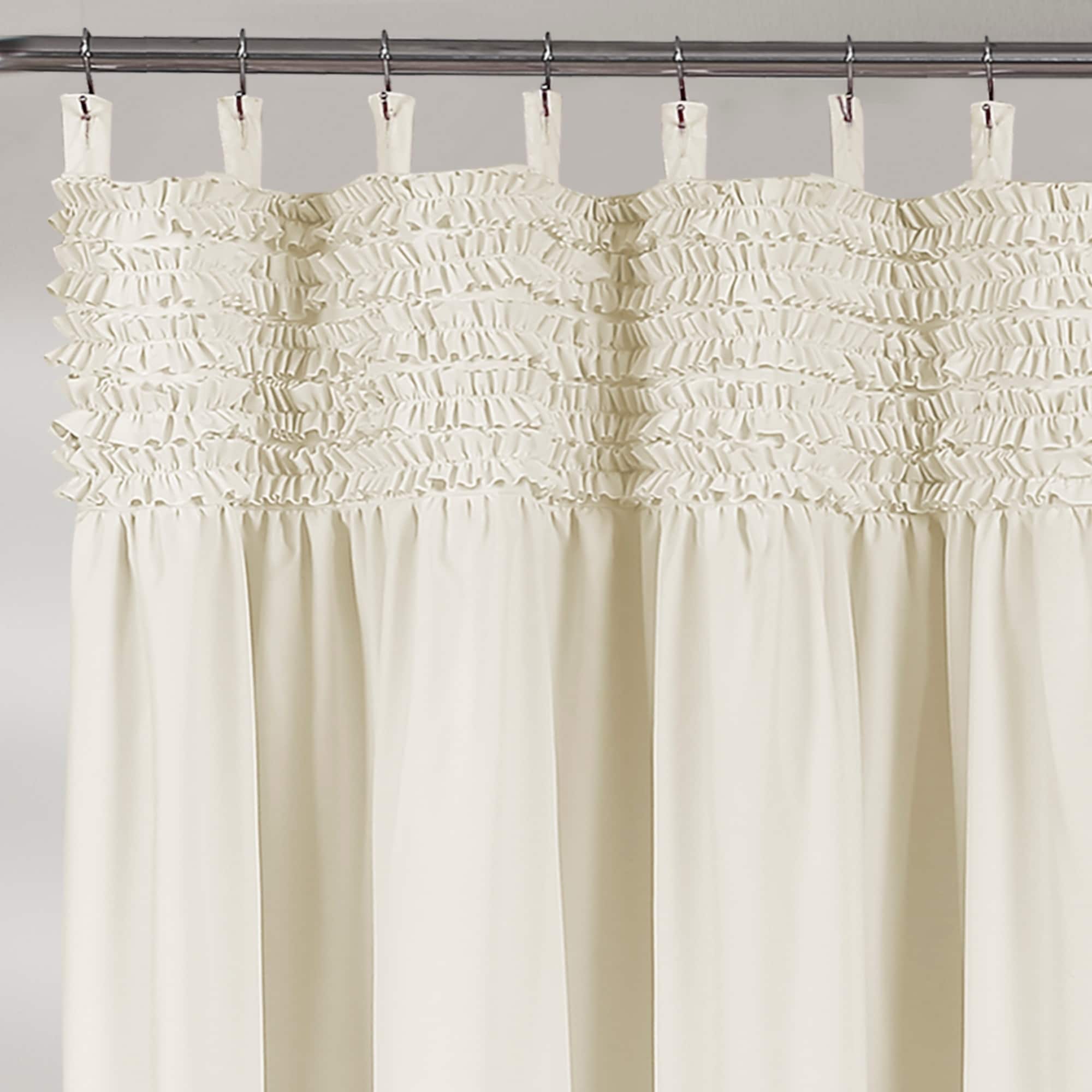 Lush Decor Lydia Ruffle Shower Curtain On Free Lush Decor Lydia Ruffle Shower Curtain On Free Shipping Orders Over 45 21014550