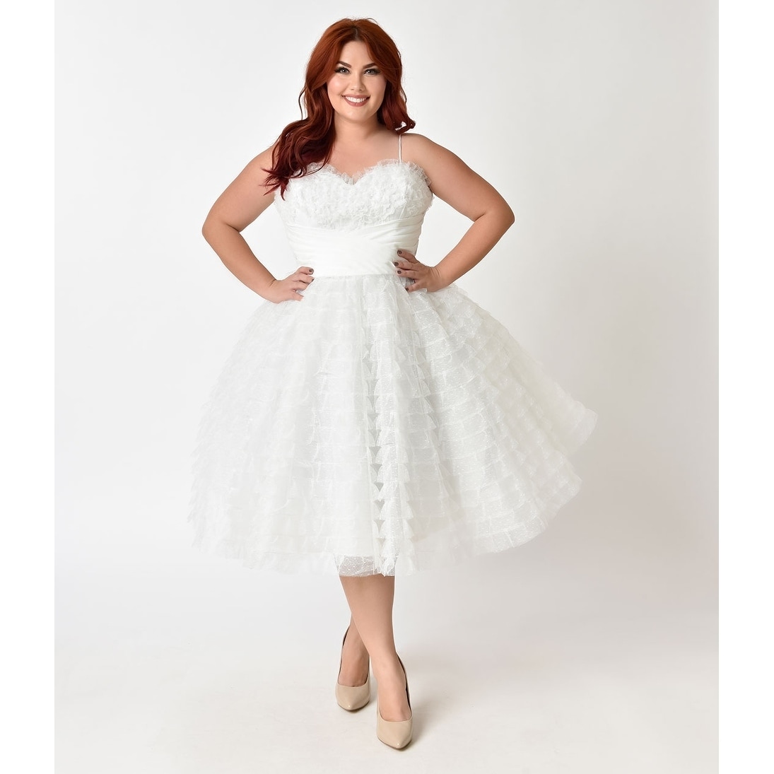 Vintage Ruffle Dress
