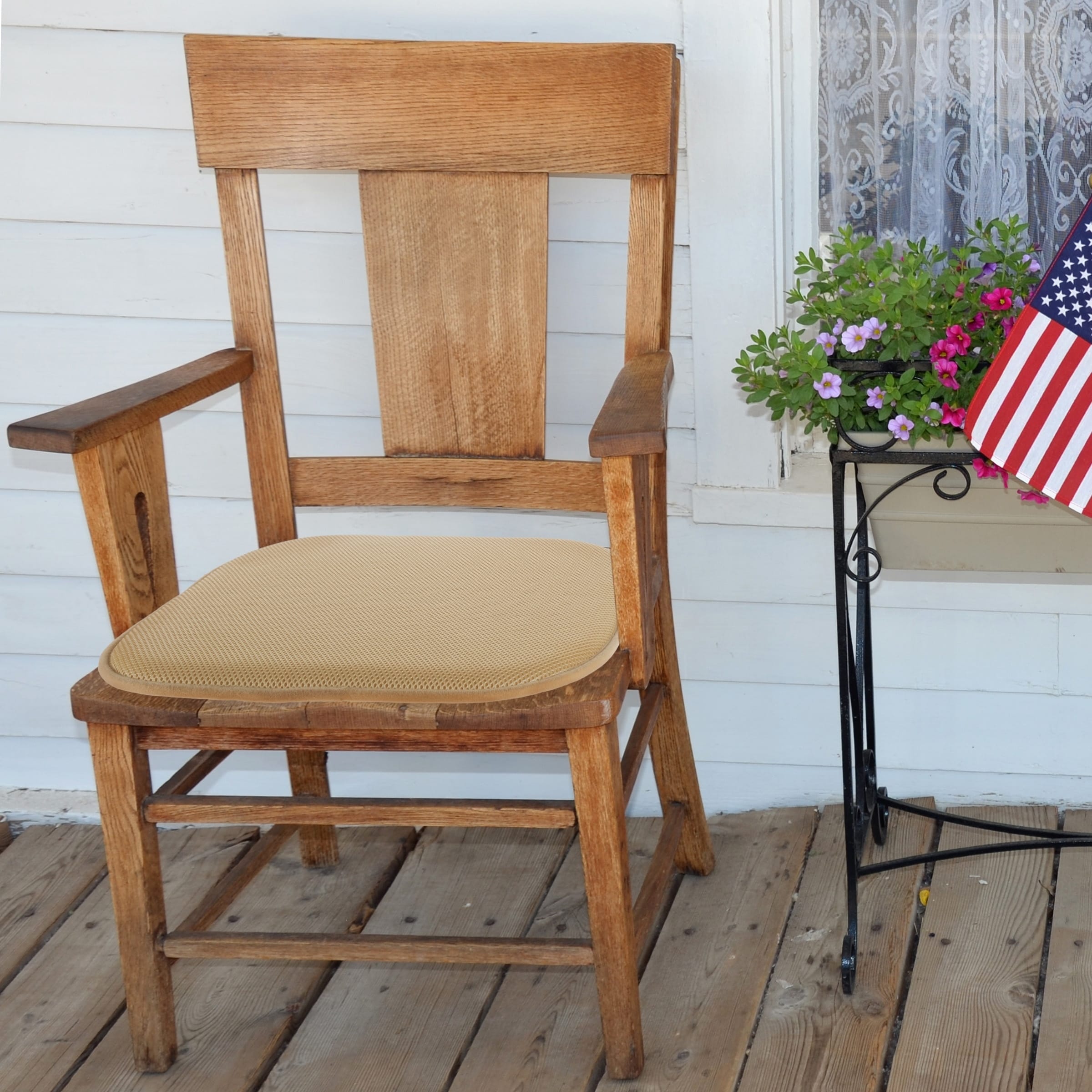 Shop Memory Foam Chair Cushion Square 16x 16 Pad With Non Slip Backing For Kitchen Dining Room Patio By Windsor Home Shop Memory Foam Chair Cushion Square 16x 16 Pad With Non Slip Backing For Kitchen Dining Room Patio By Windsor Home