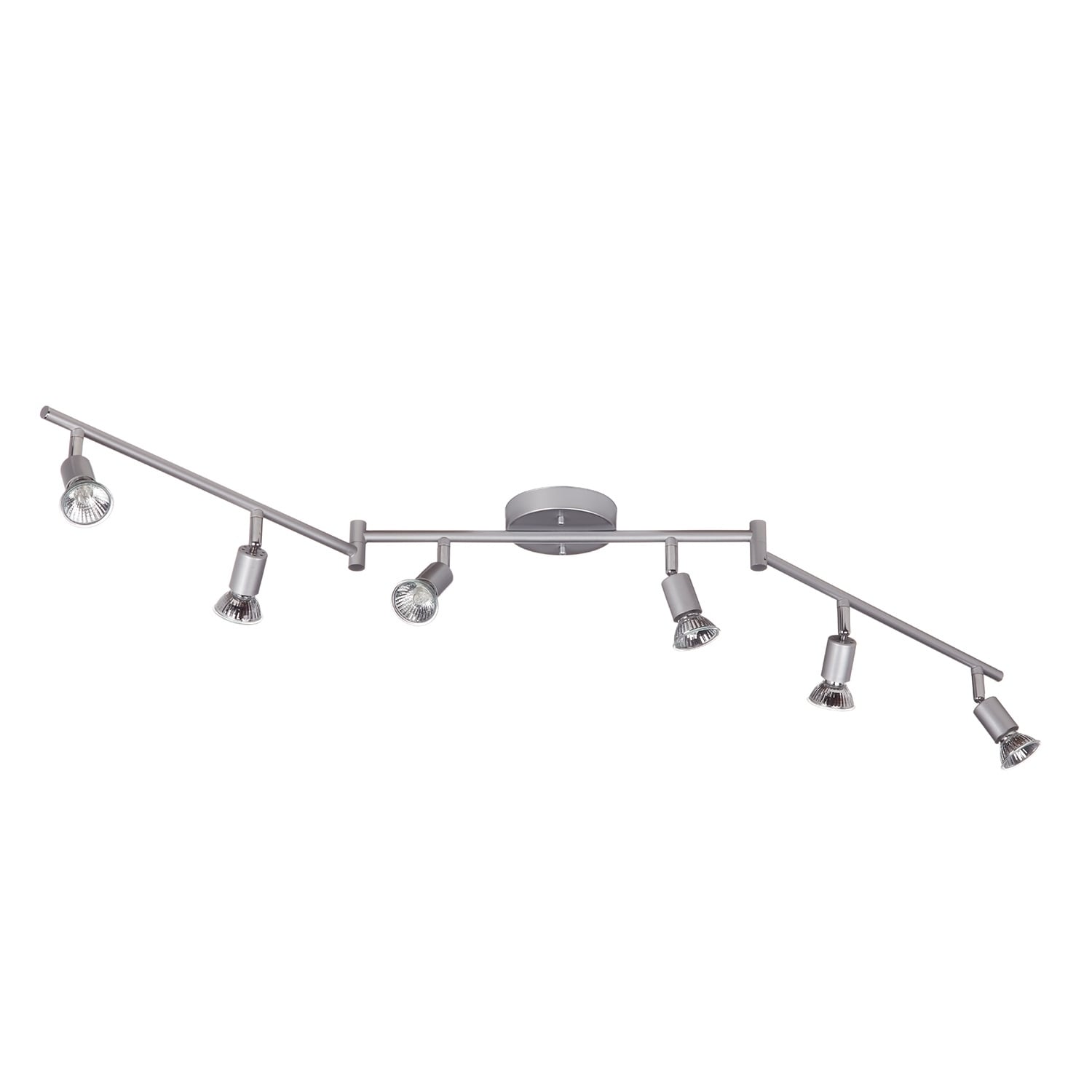 Payton 6 Light Foldable Track Lighting Painted Silver Finish Payton 6 Light Foldable Track Lighting Painted Silver Finish Free Shipping Today 21130067