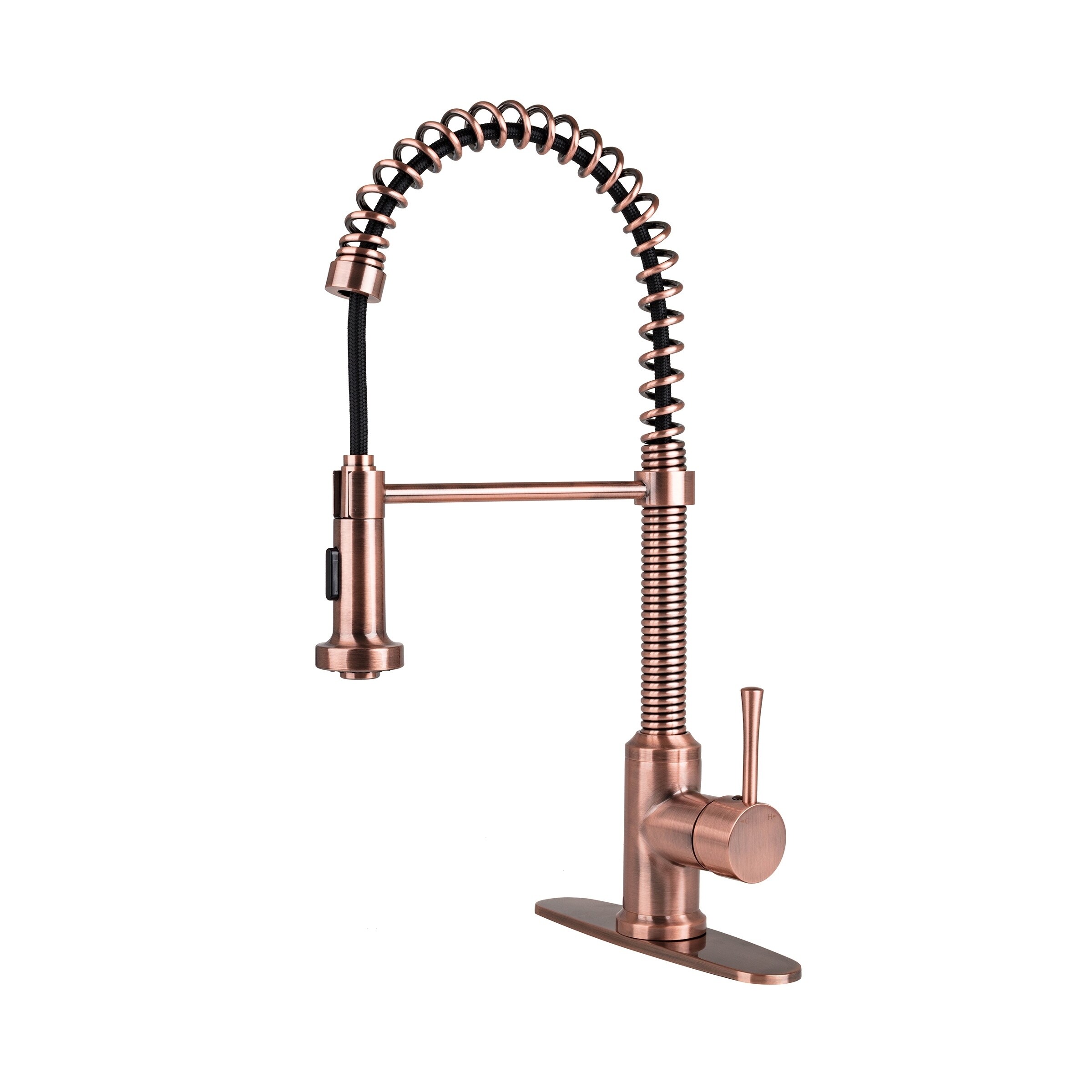 Copper Pull Down Kitchen Faucet Redglassess