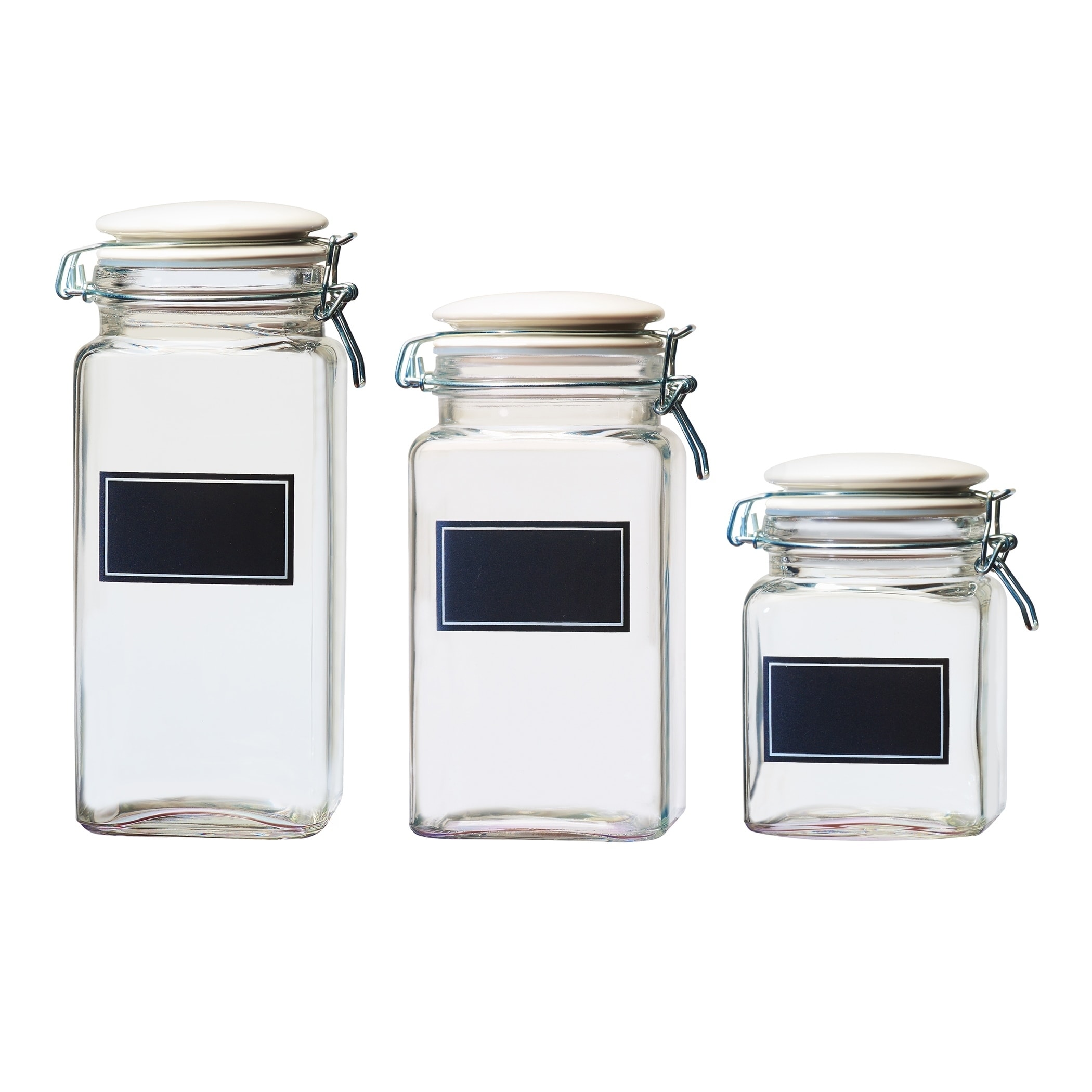 Cresta Chalkboard Hermetic Preserving Gl Canisters Orted Cresta Chalkboard Hermetic Preserving Gl Canisters Orted Set Of 3 Small Medium And Large Free Shipping On Orders Over 45