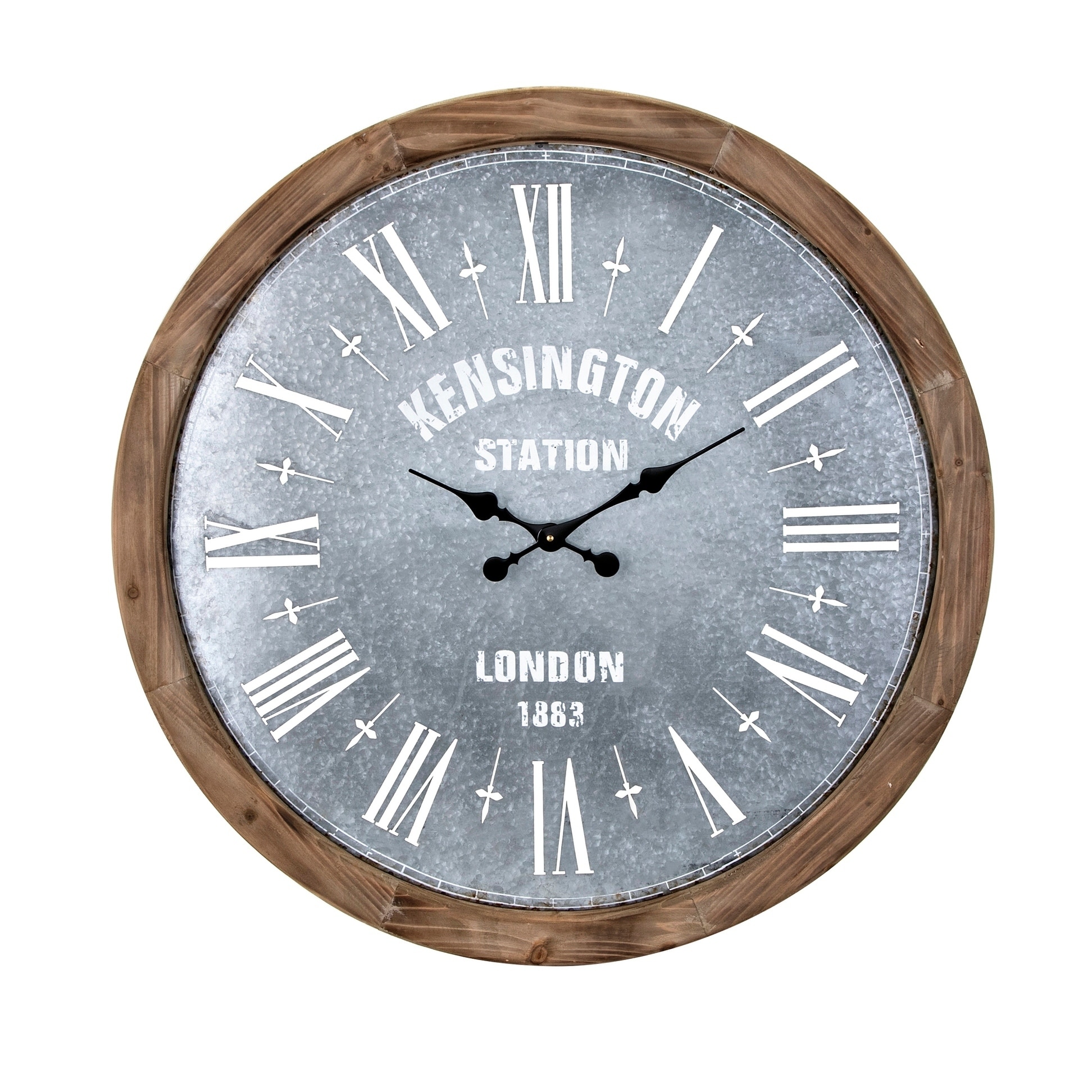 Grant Brown And Grey Oversized Wall Clock On Free Grant Brown And Grey Oversized Wall Clock On Free Shipping Today 21220663