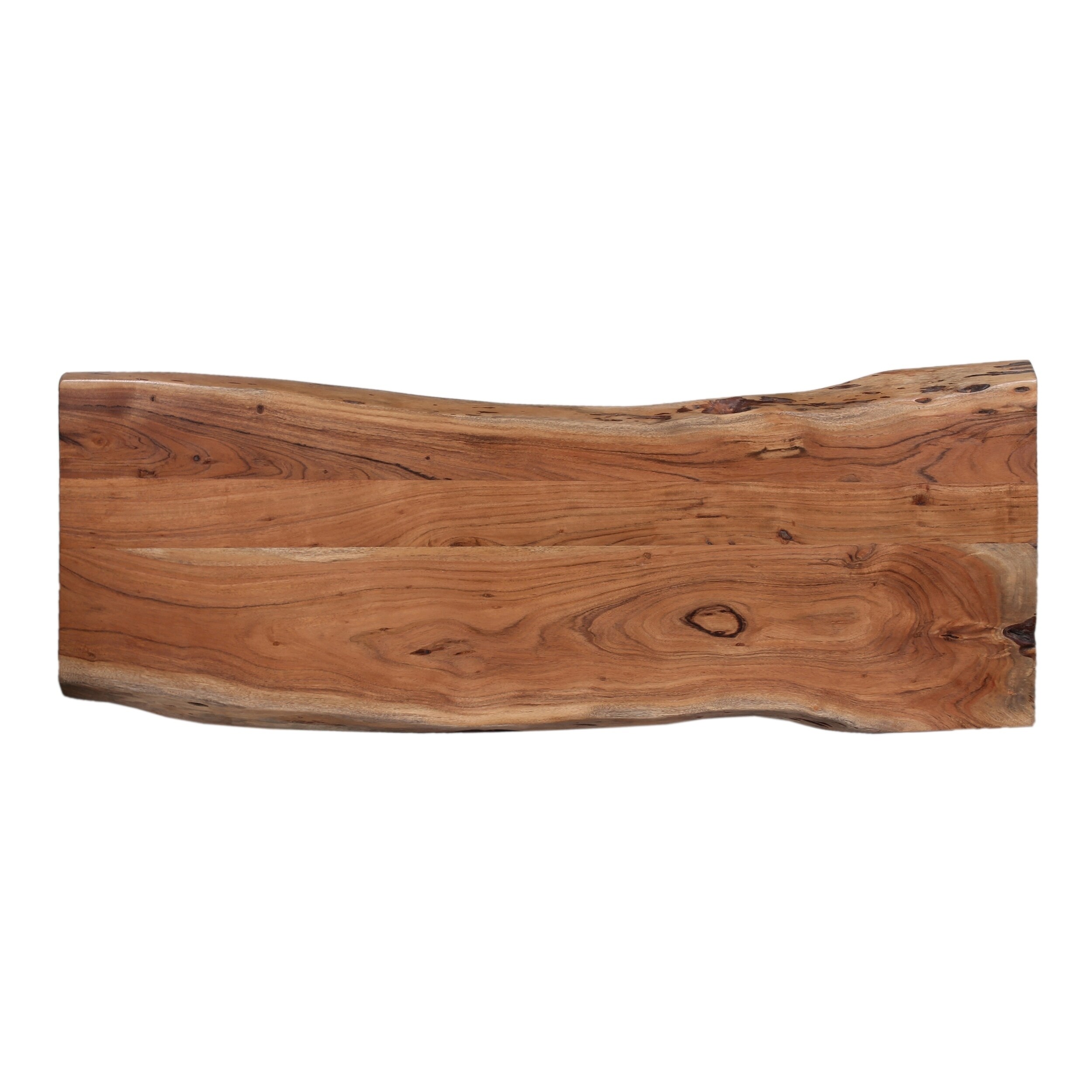 Shop Natural Live Edge Wood Metal Hairpin Leg 48 Inch Console