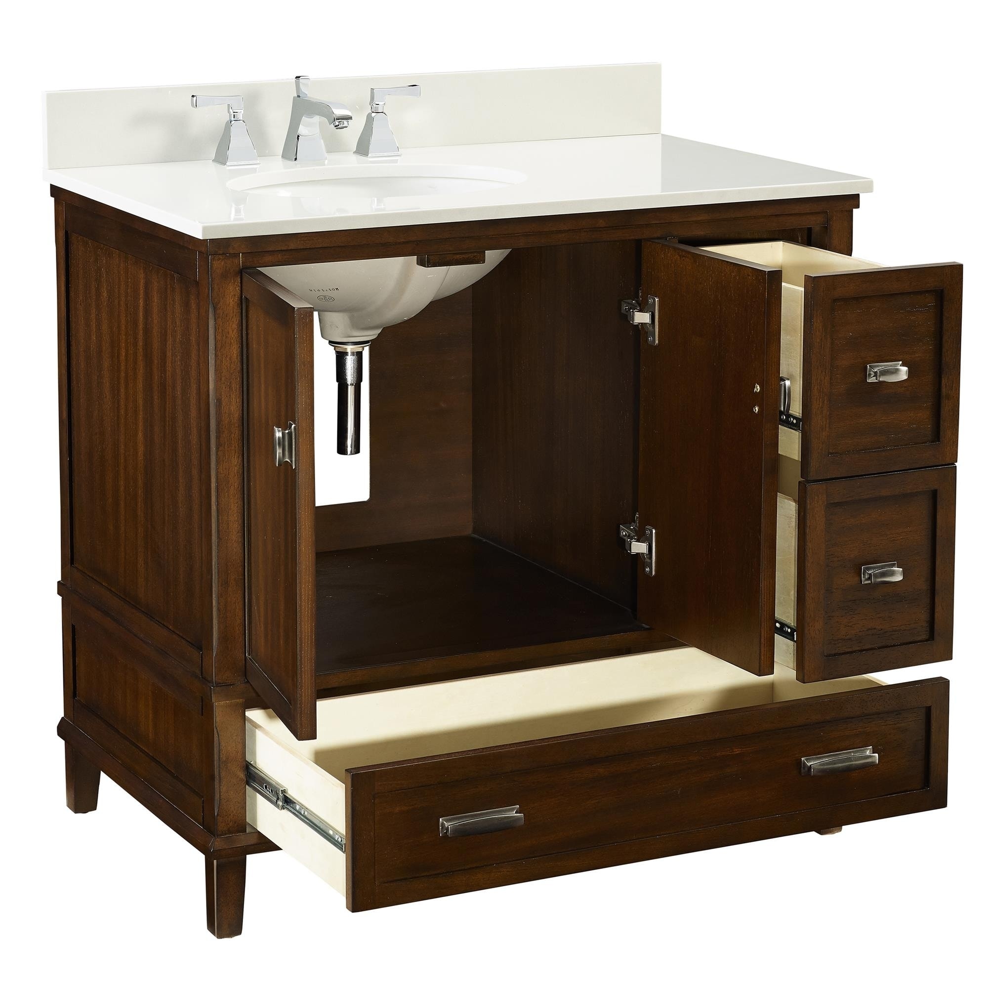 Shop avenue greene konnor 36 inch bathroom vanity free shipping today overstock com 21465168