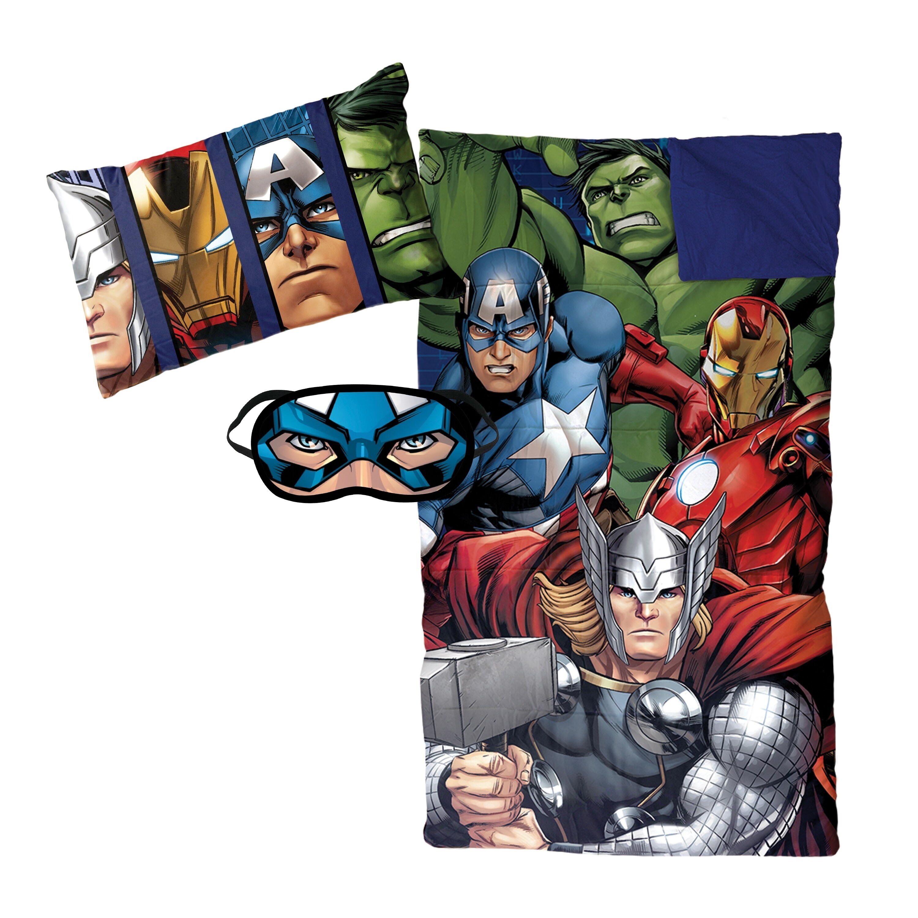 Shop Marvel Avengers Assemble 3 Piece Sleepover Set Overstock 21527848