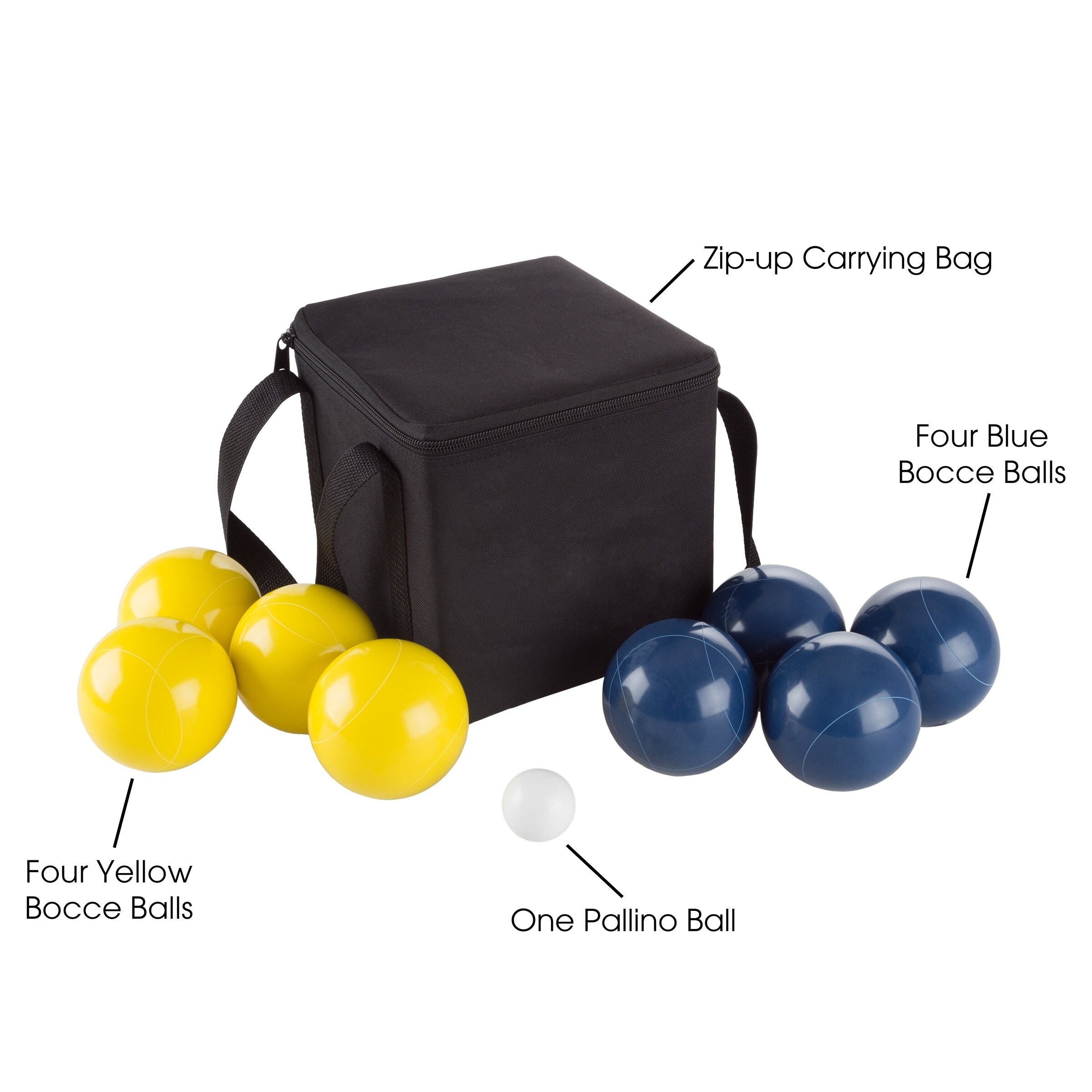 Shop Bocce Ball Set Outdoor Family Bocce Game For Backyard Lawn