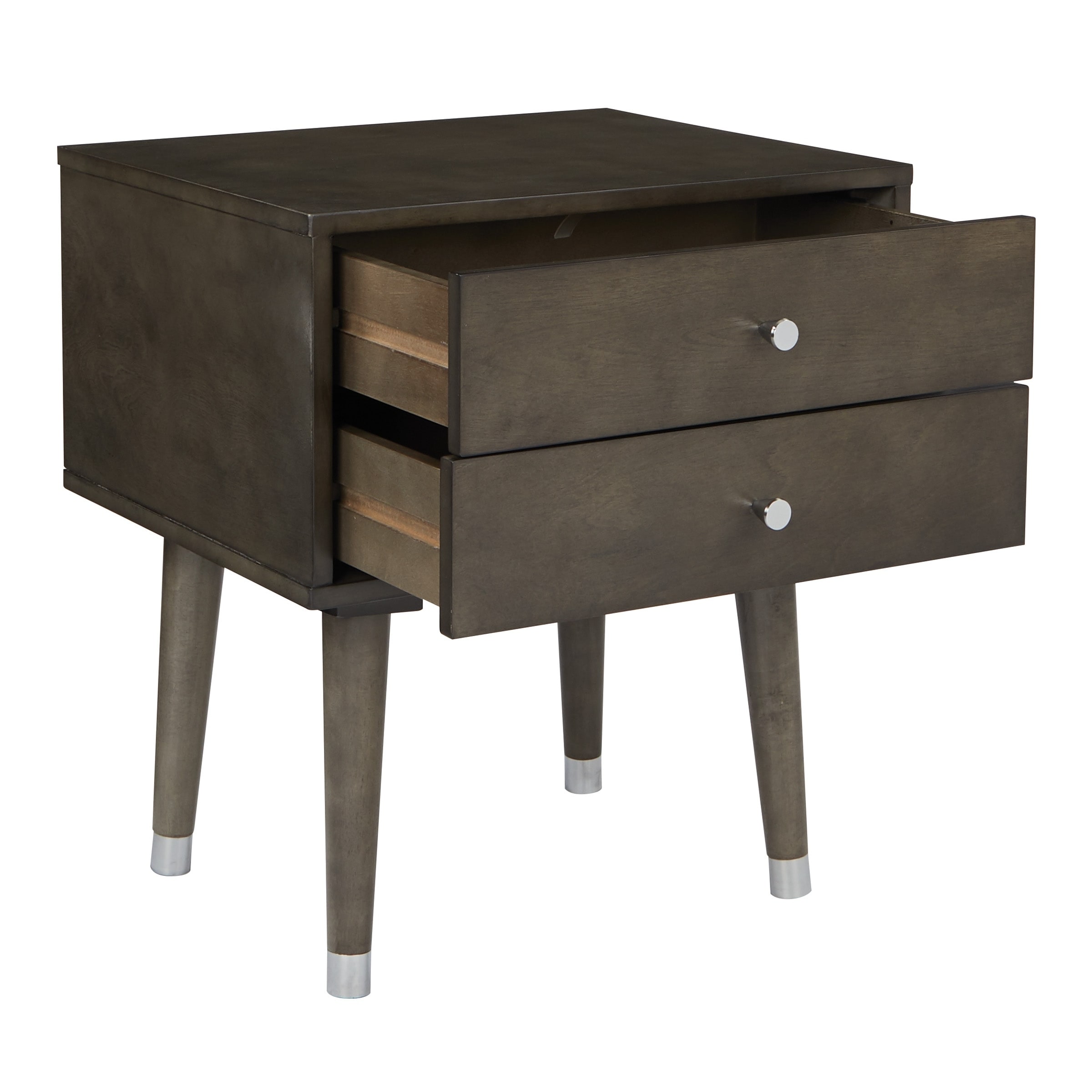 Osp Home Furnishings Cupertino Mid Century Side Table In Grey Osp Home Furnishings Cupertino Mid Century Side Table In Grey Free Shipping Today 21612979
