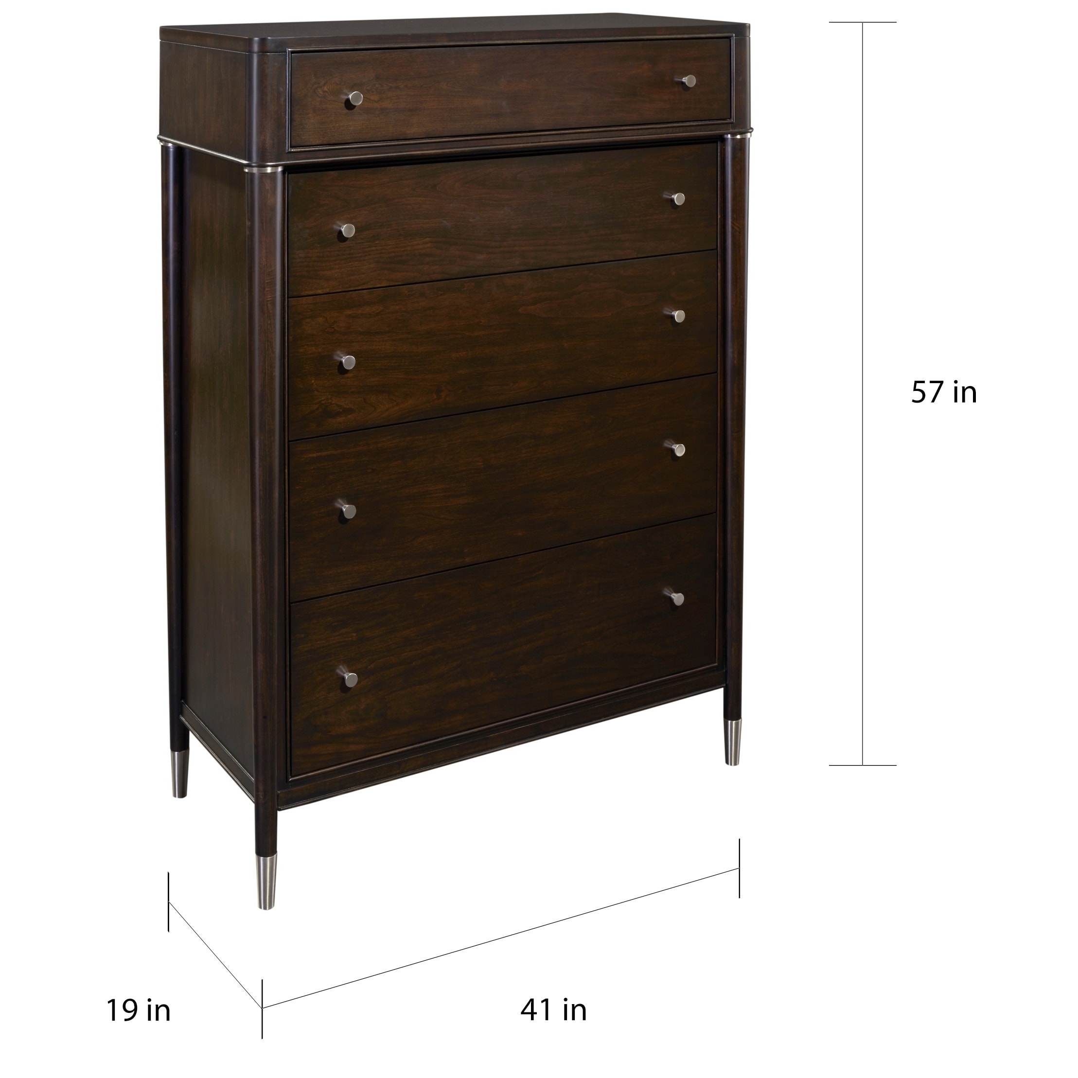 Shop Broyhill Vibe Five Drawer Chest Ships To Canada Overstock